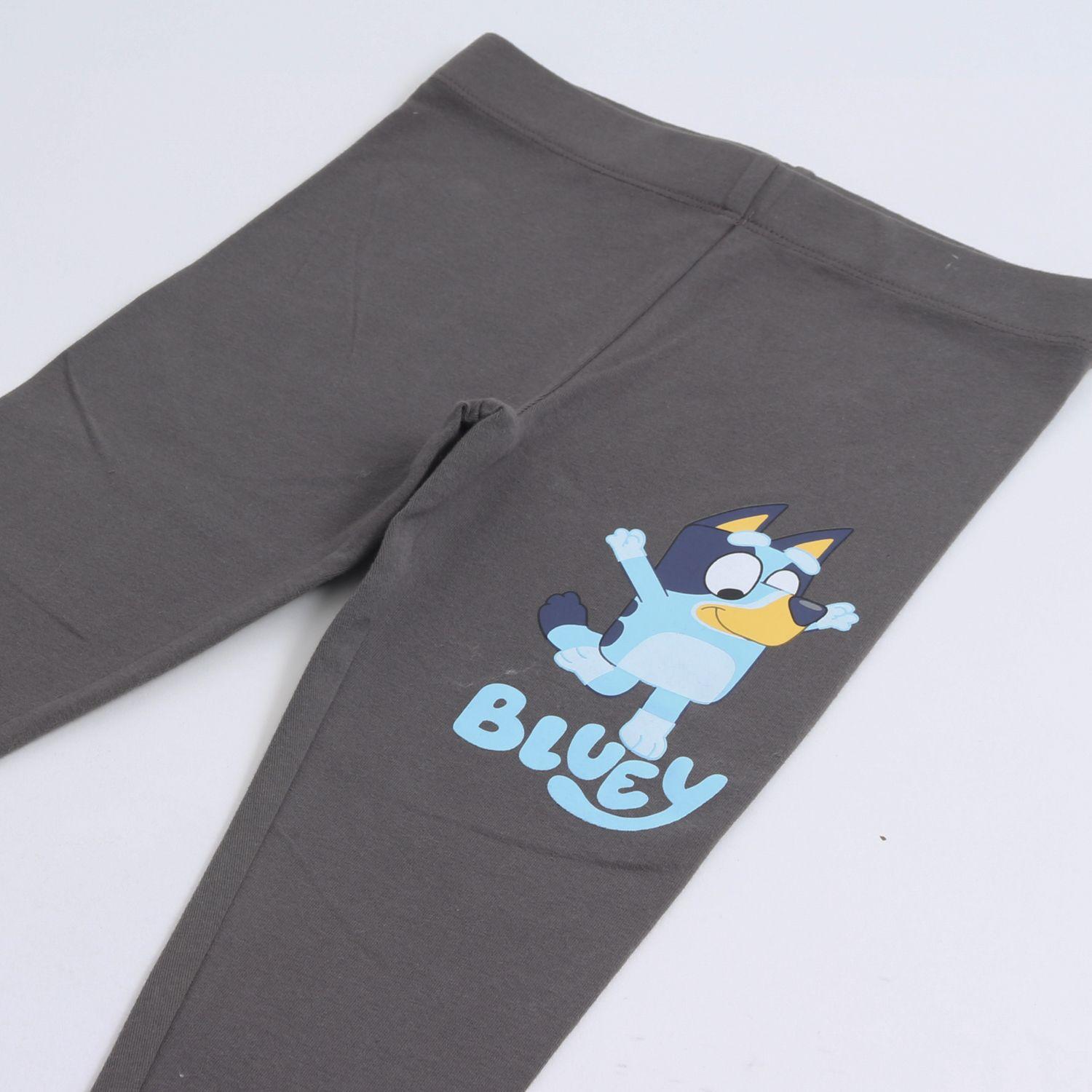 Conjunto Niña Full Print Beige Bluey-3