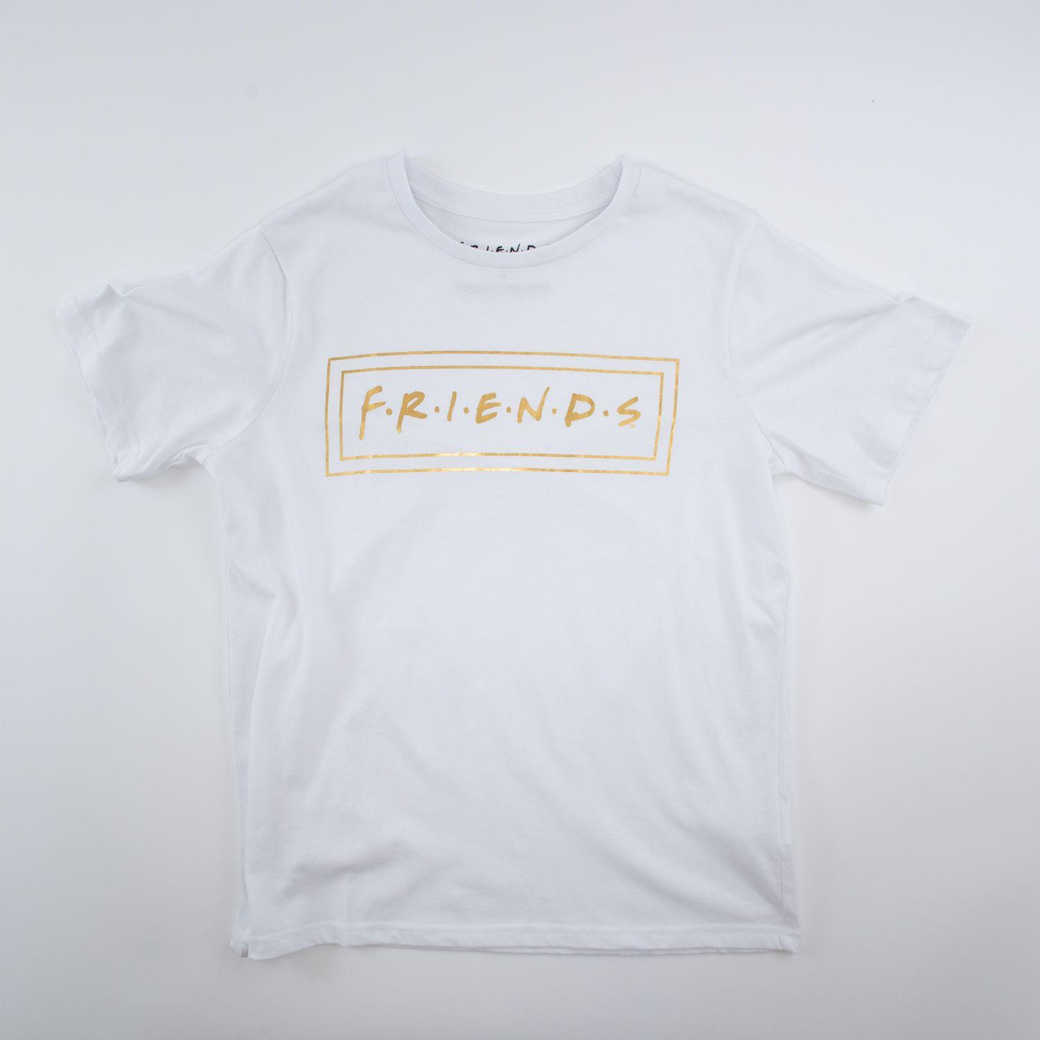 Polera Mujer Logo Blanco Friends-2