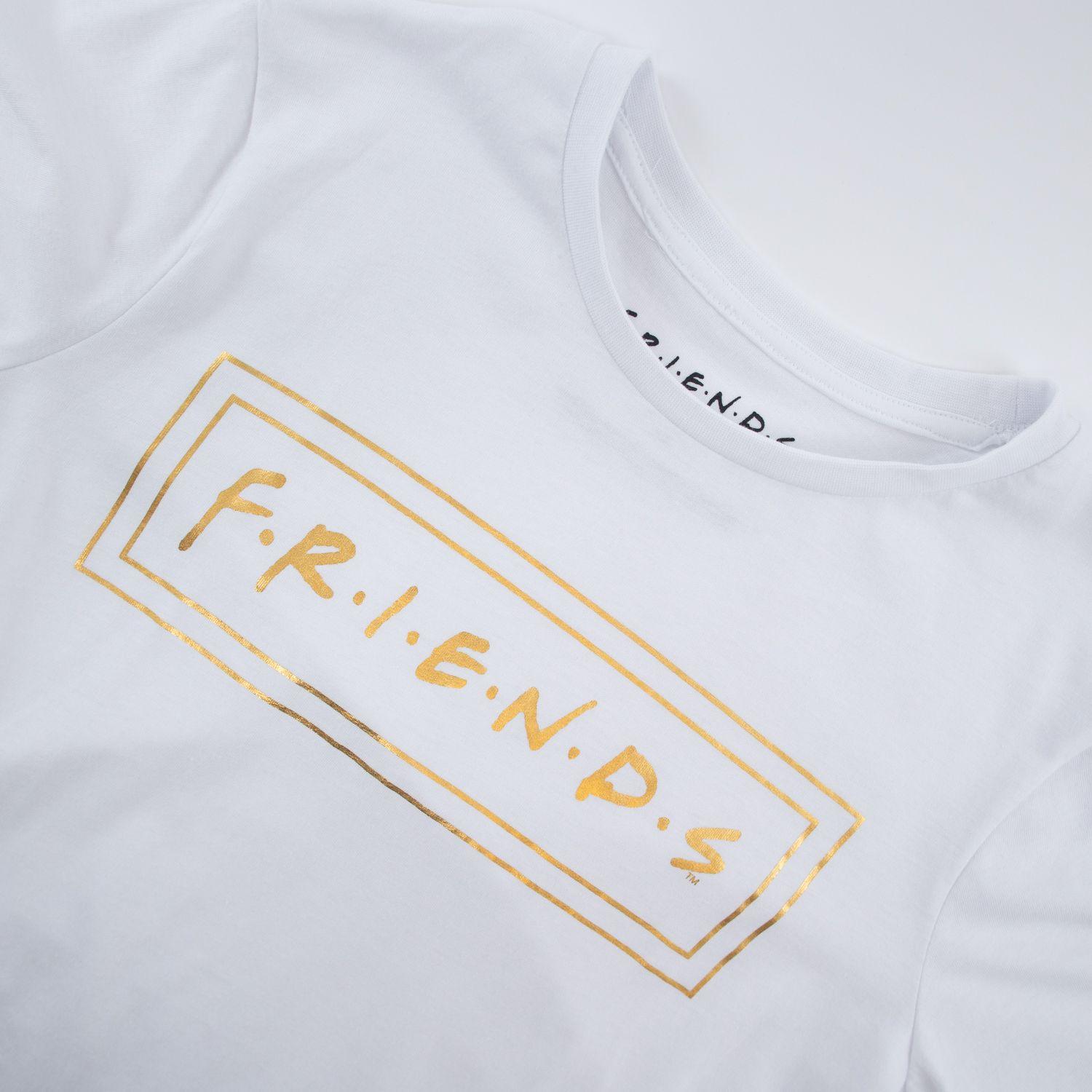 Polera Mujer Logo Blanco Friends-3