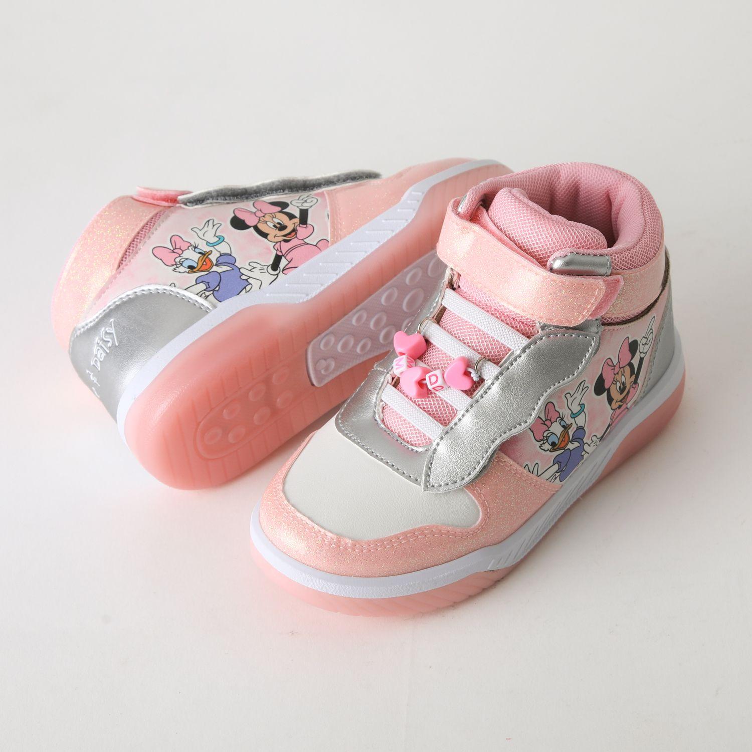 Zapatilla Caña Alta Niña Luces Minnie & Daisy Rosado Disney-3