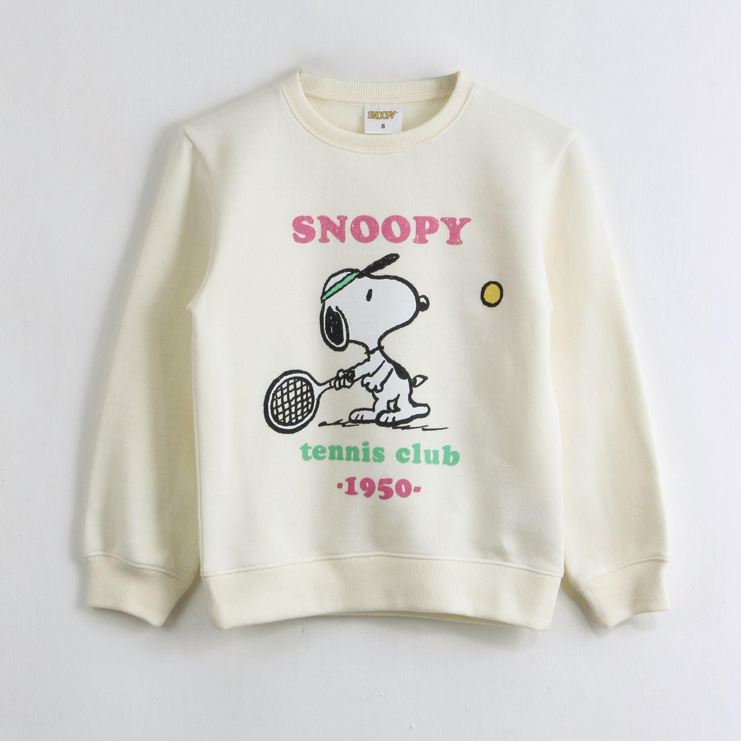 Polerón Cerrado Niña Tenis Blanco Snoopy-0
