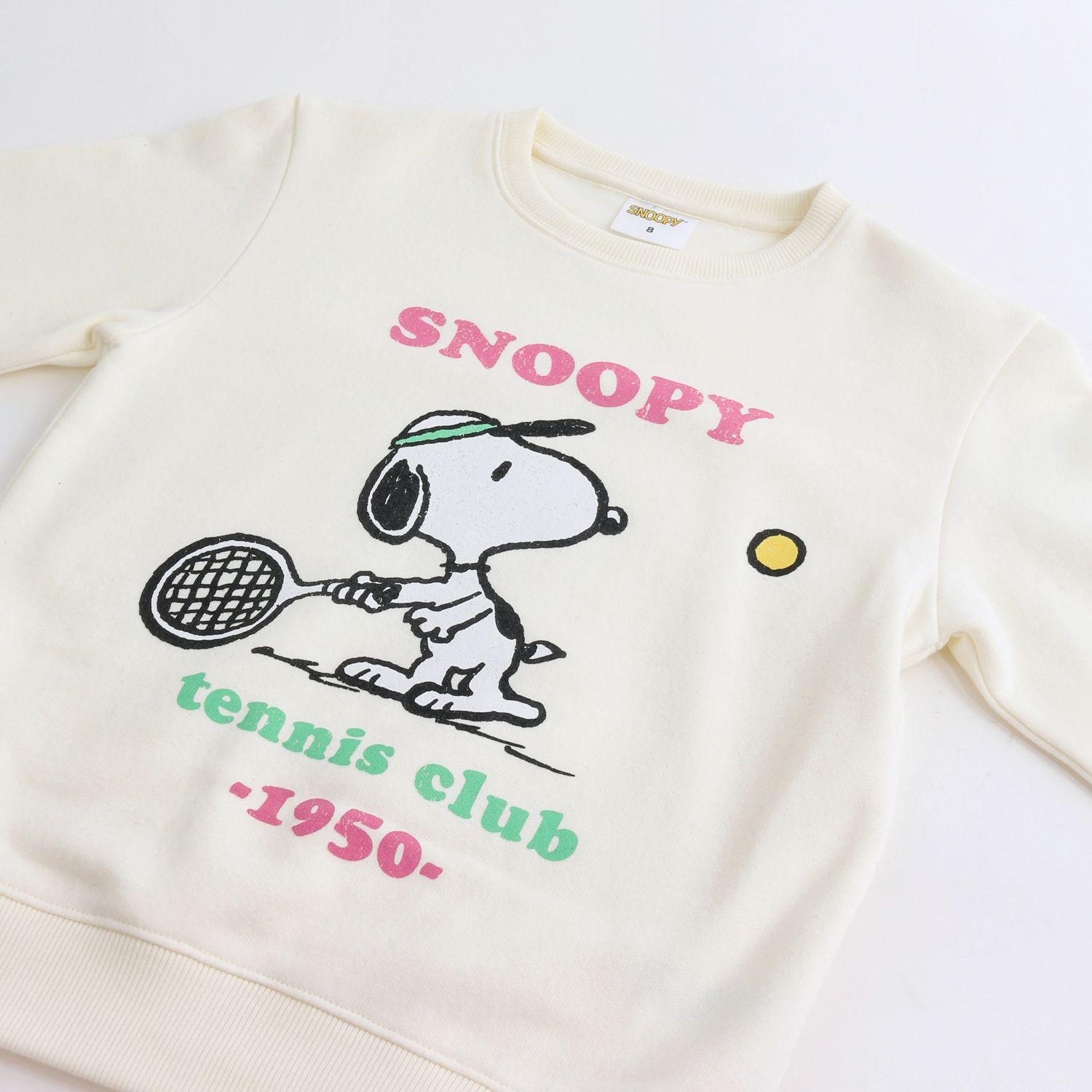 Polerón Cerrado Niña Tenis Blanco Snoopy-4