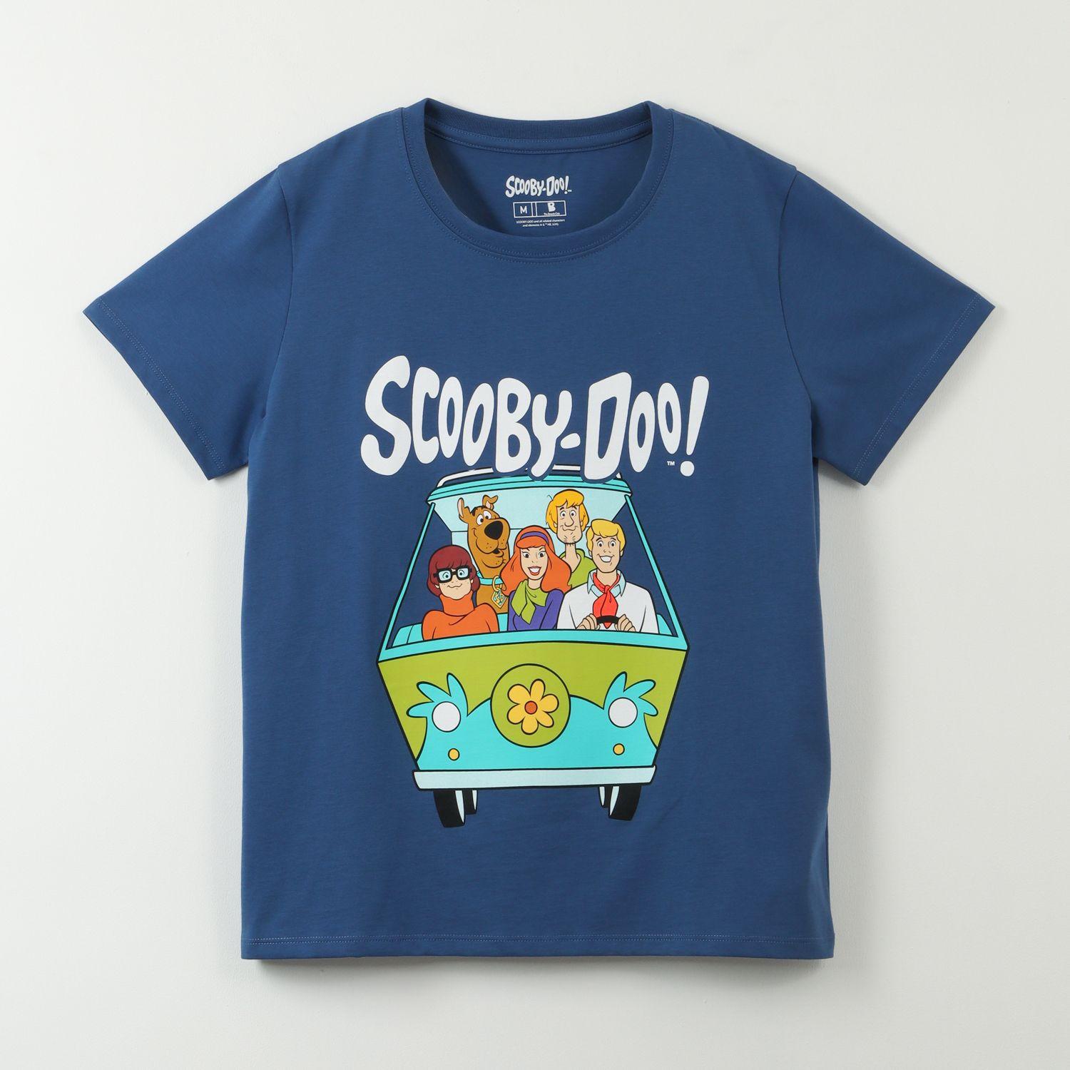 Polera Manga Corta Mujer Van Azul Scooby-Doo-0