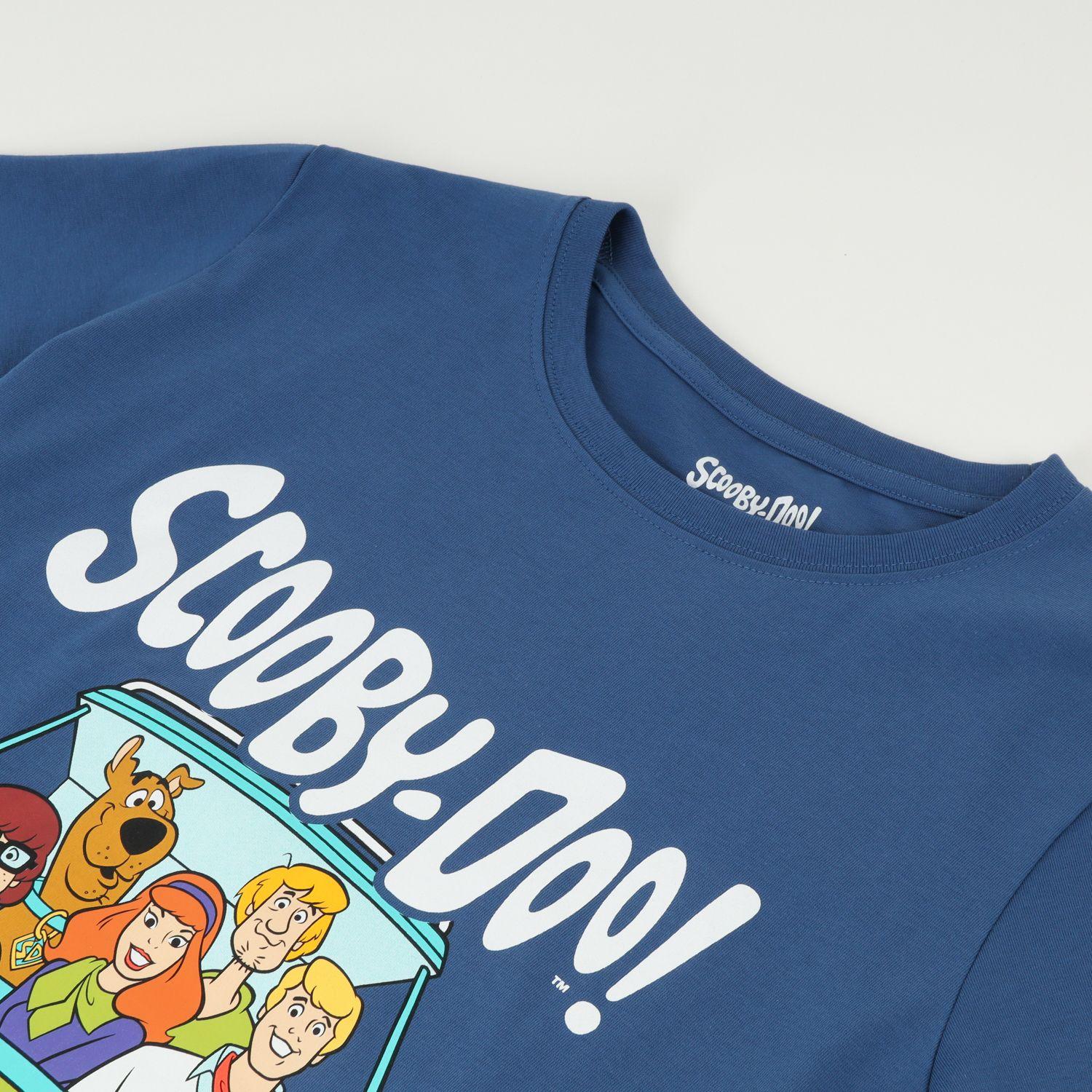 Polera Manga Corta Mujer Van Azul Scooby-Doo-1