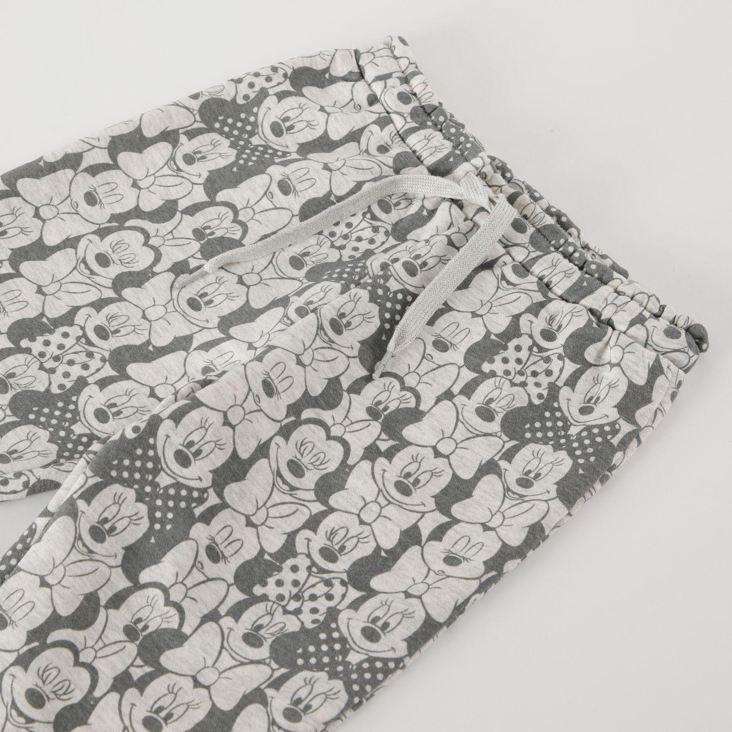 Pantalon De Buzo Niña Minnie Caritas Gris Disney-1