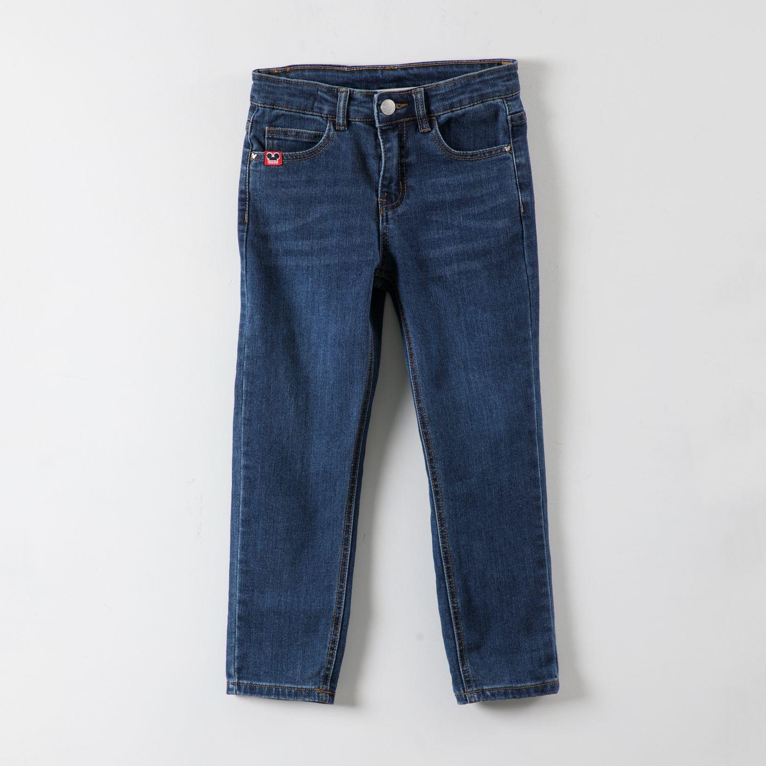 Jeans Niño Mickey Simple Azul Disney-0