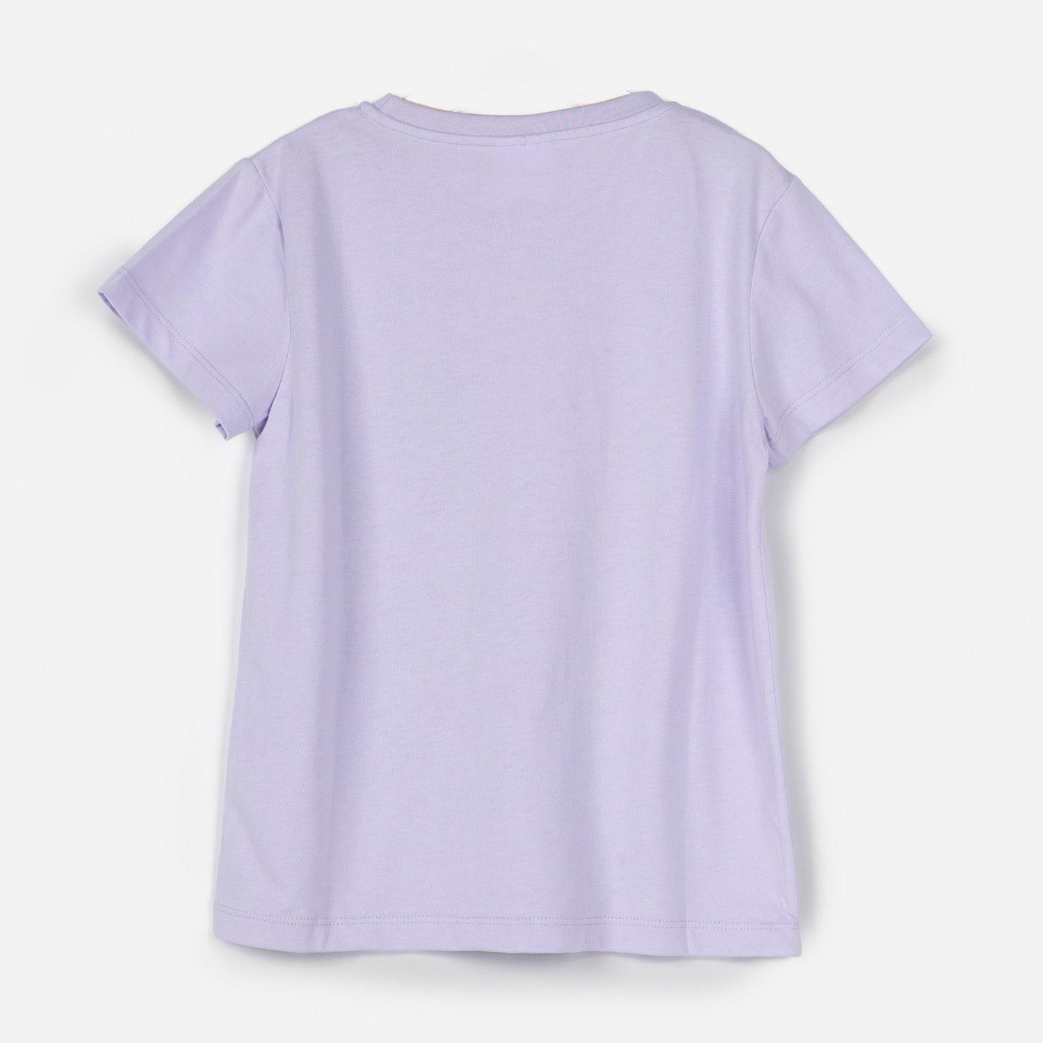 Polera Manga Corta Niña Personajes Lila Snoopy-1