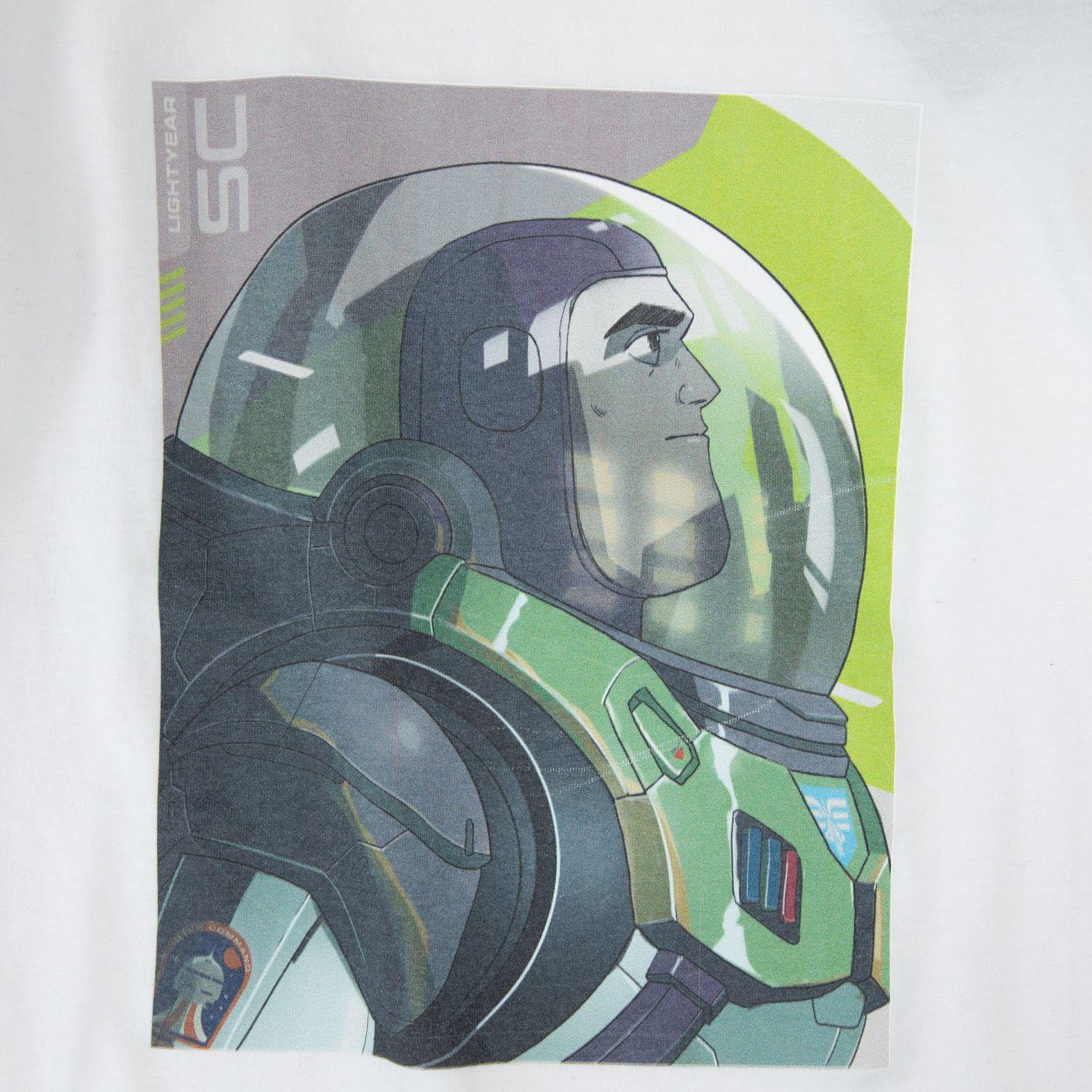 Polera Manga Larga Niño Buzz Fight Blanco Disney-1