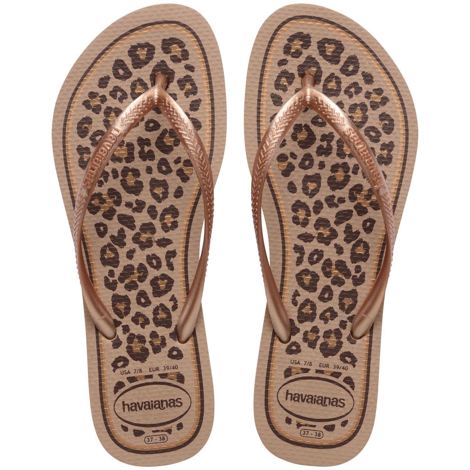 Sandalia Mujer Slim Animals Dorado Rose Havaianas-0