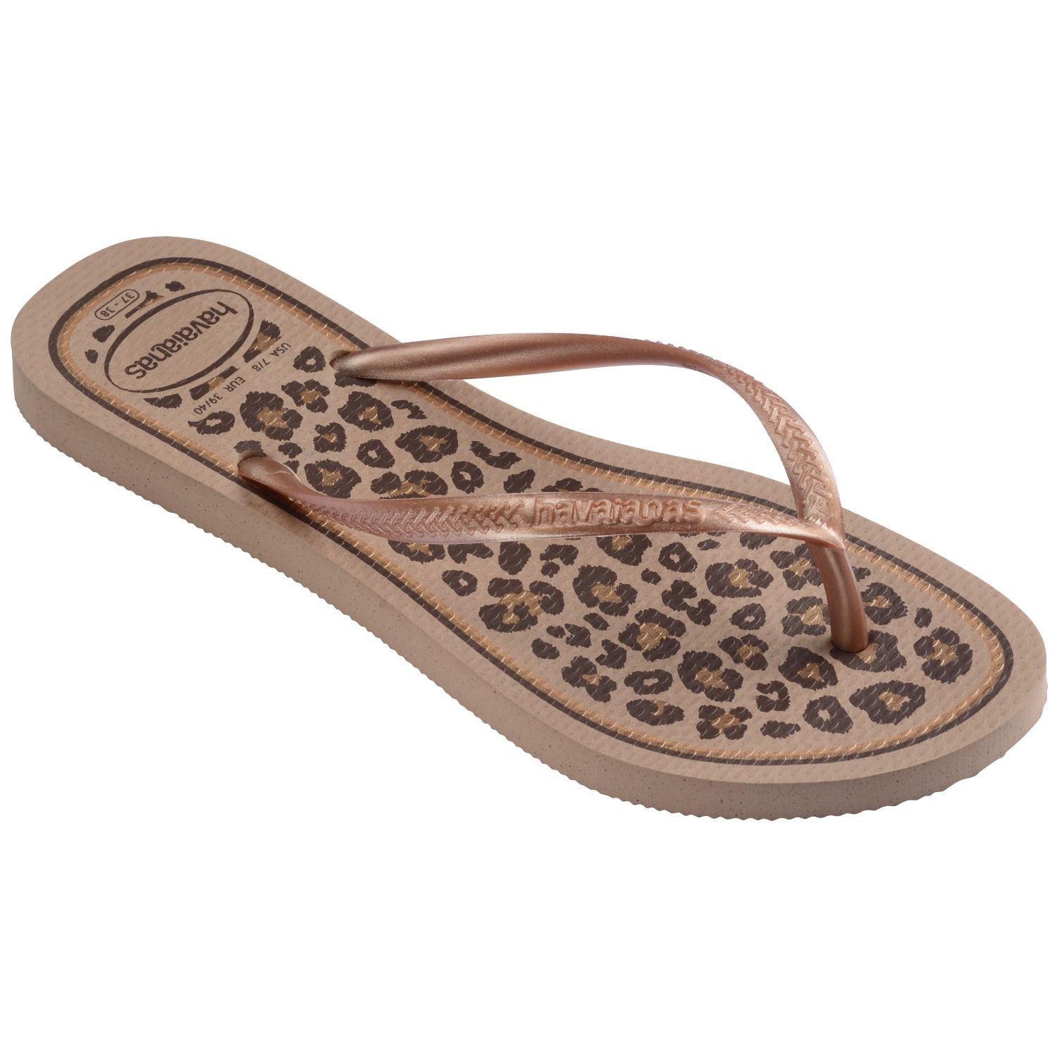 Sandalia Mujer Slim Animals Dorado Rose Havaianas-1