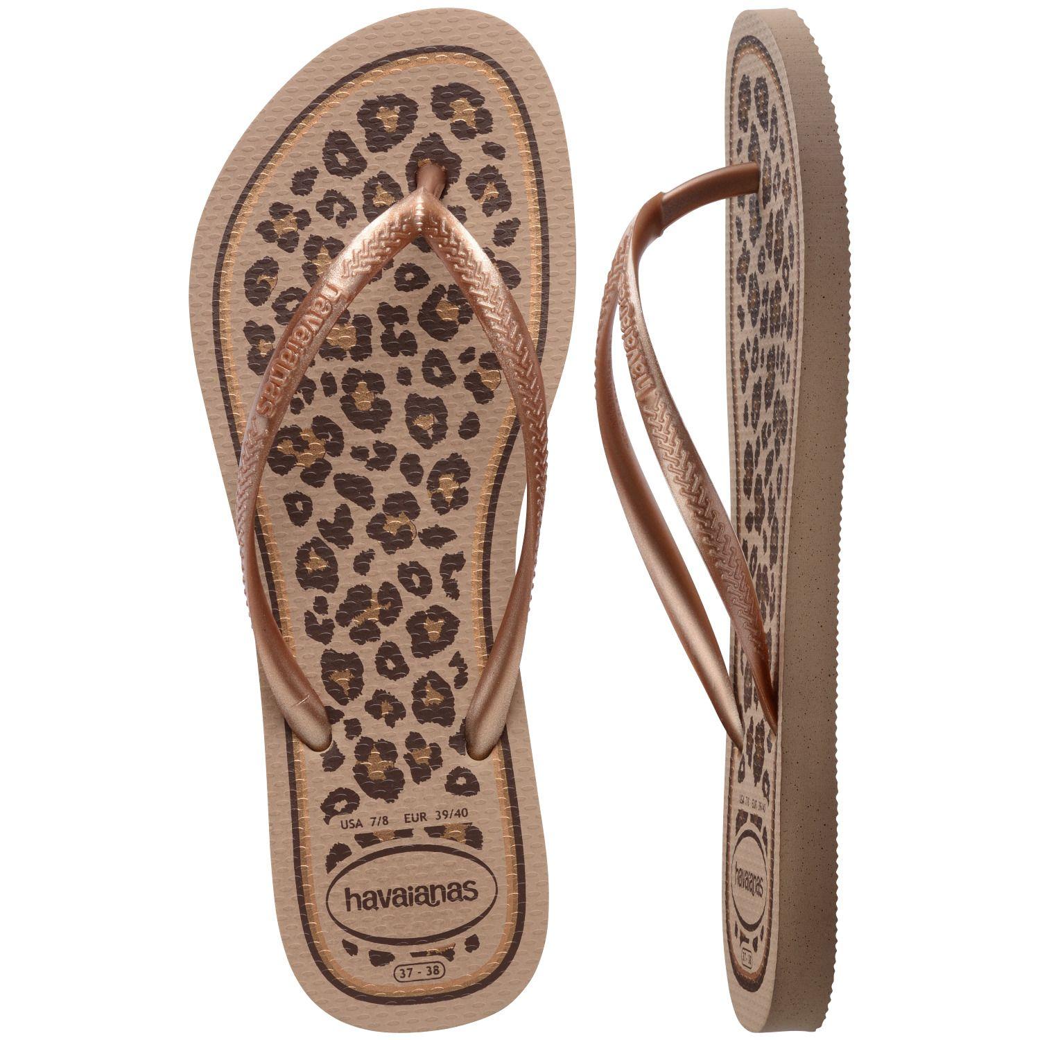 Sandalia Mujer Slim Animals Dorado Rose Havaianas-4