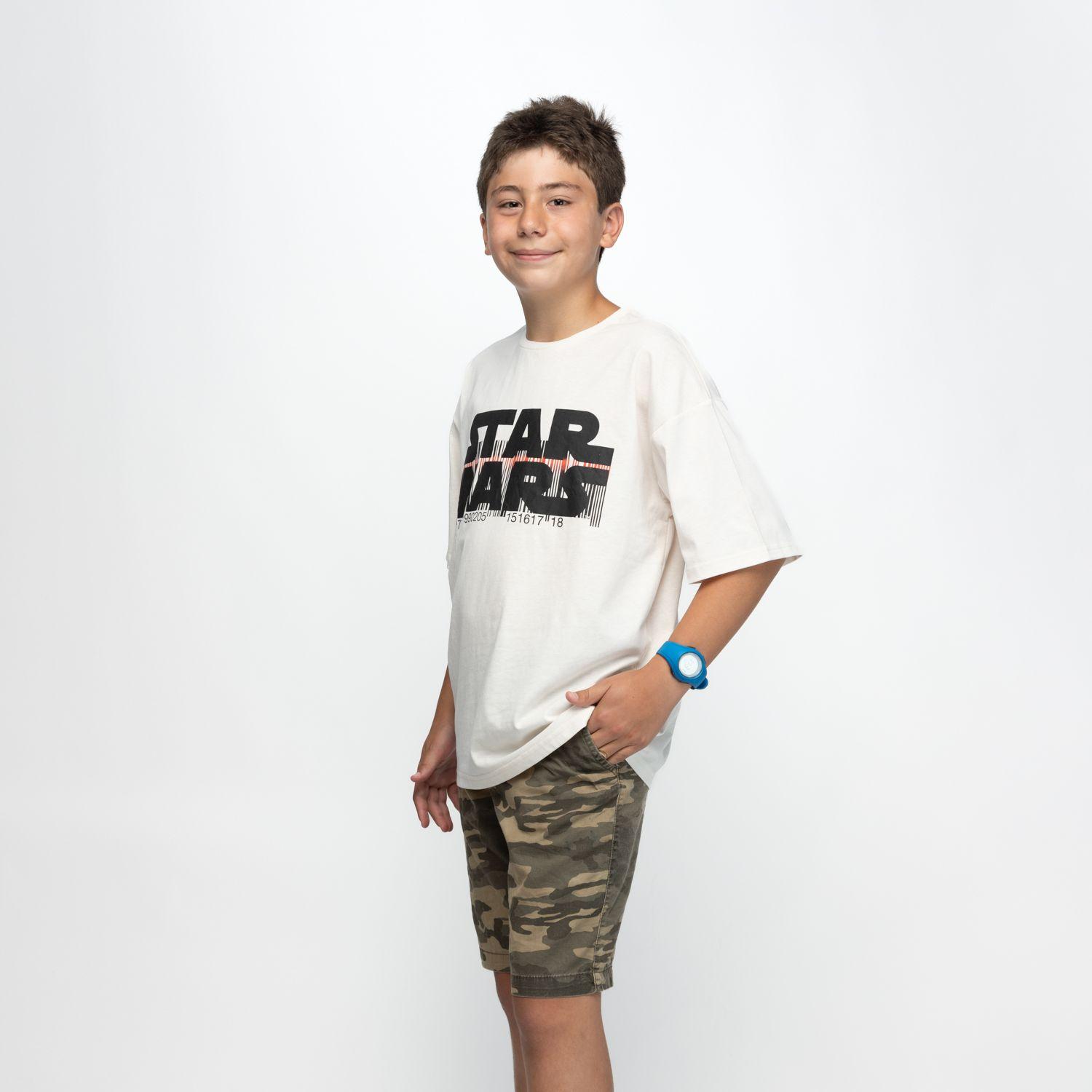 Polera Niño Logo Blanca Star Wars-1
