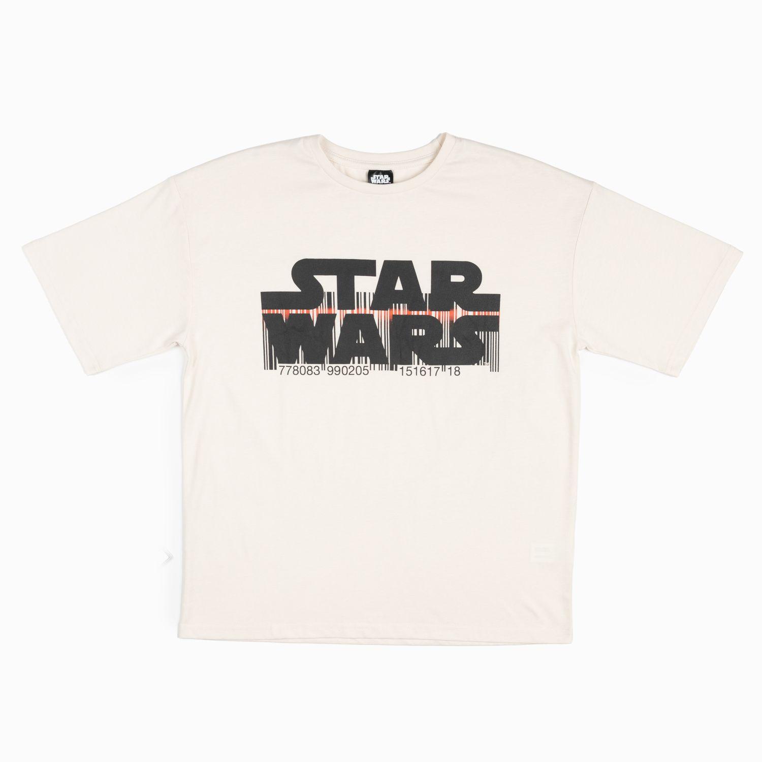 Polera Niño Logo Blanca Star Wars-3