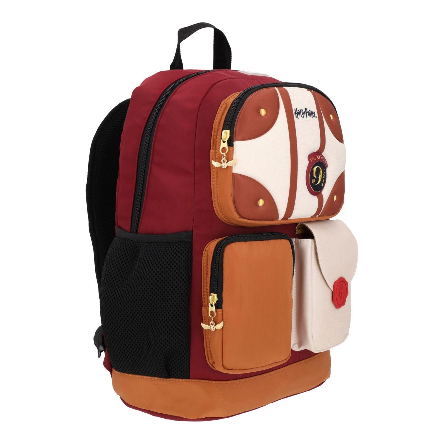 Mochila Escolar Niño Plataforma 9 3/4 Burdeo Harry Potter-0