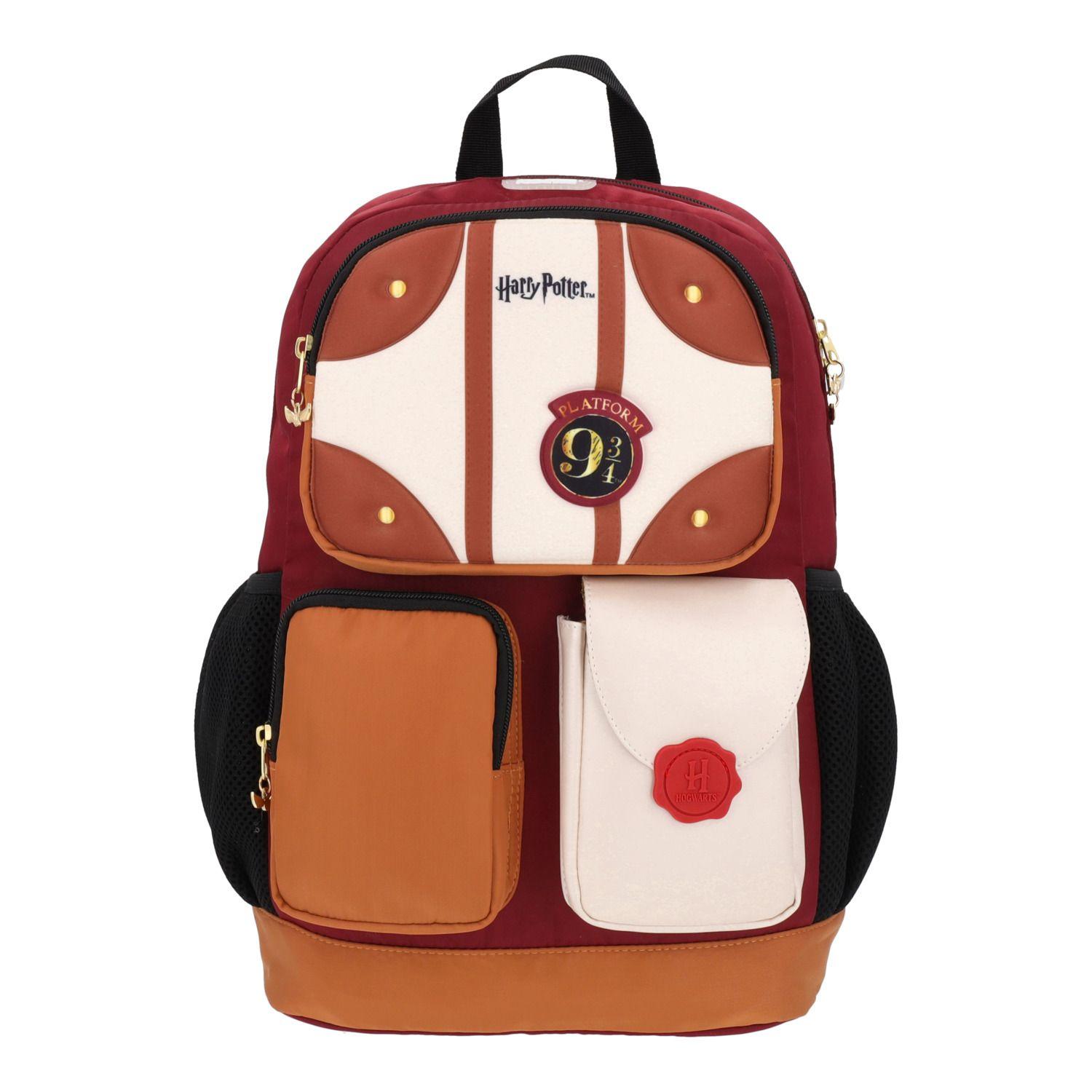 Mochila Escolar Niño Plataforma 9 3/4 Burdeo Harry Potter-1