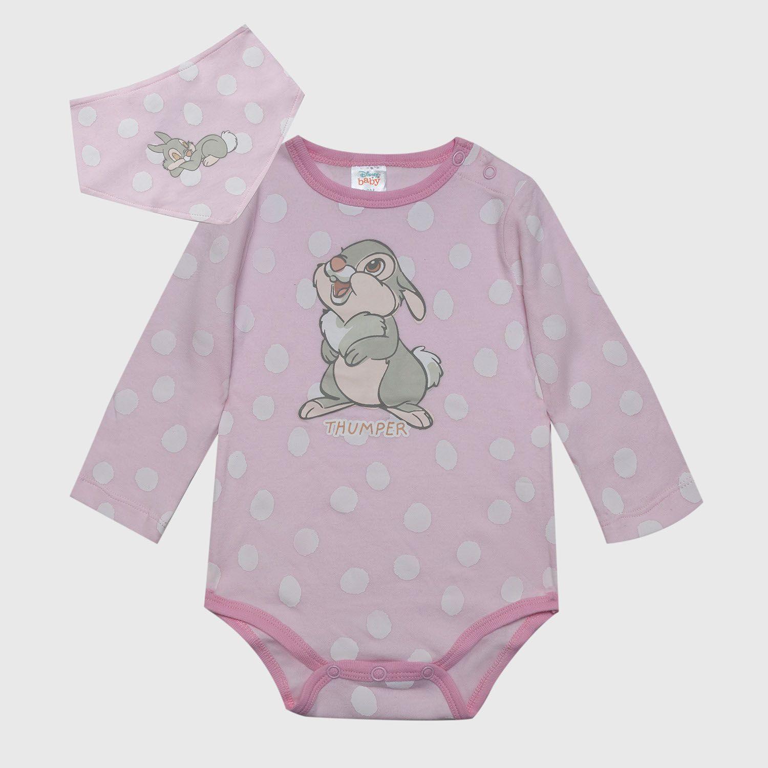 Set Bebe Bambi Happy Tambor Rosado Disney-0