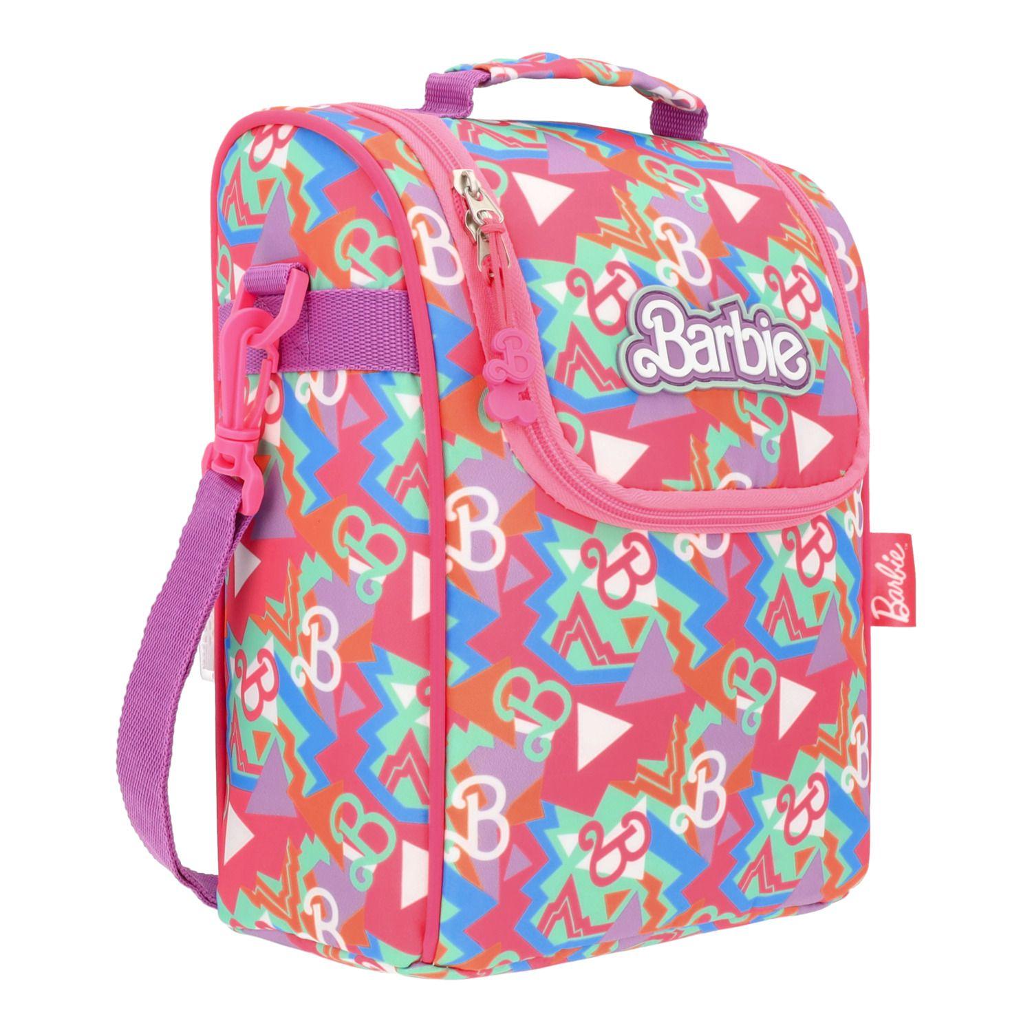 Lonchera Escolar Niña Full Print Rosado Barbie-1