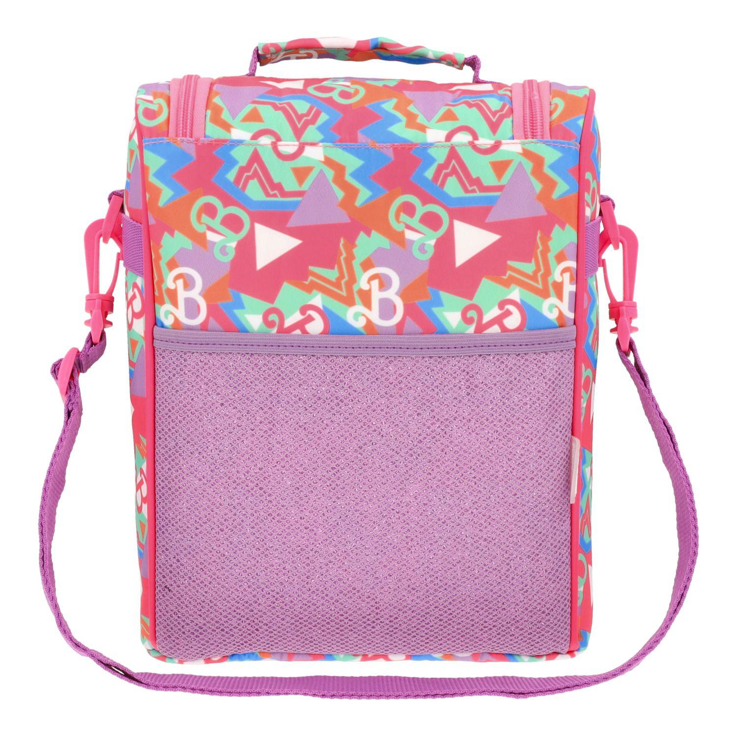 Lonchera Escolar Niña Full Print Rosado Barbie-4
