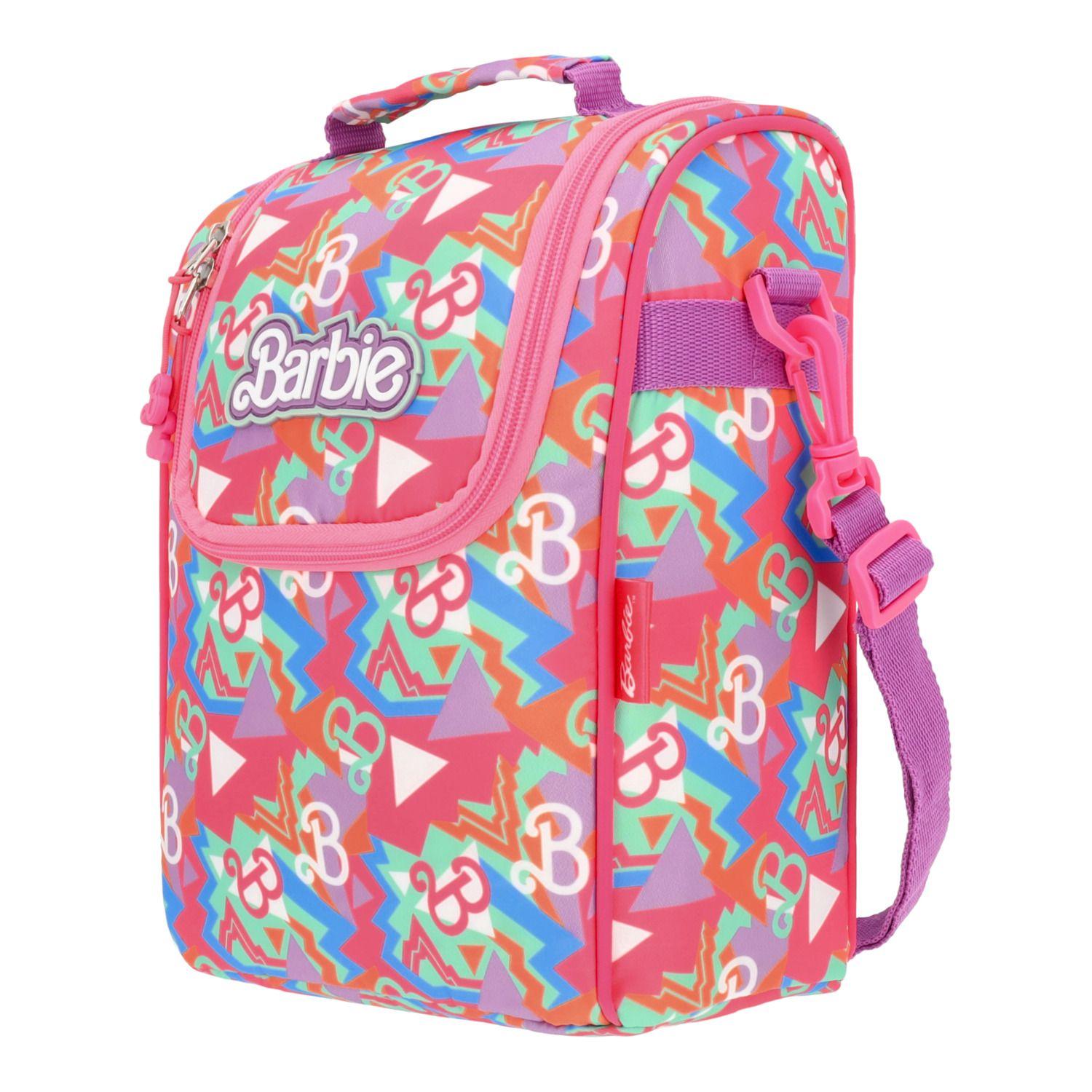 Lonchera Escolar Niña Full Print Rosado Barbie-7