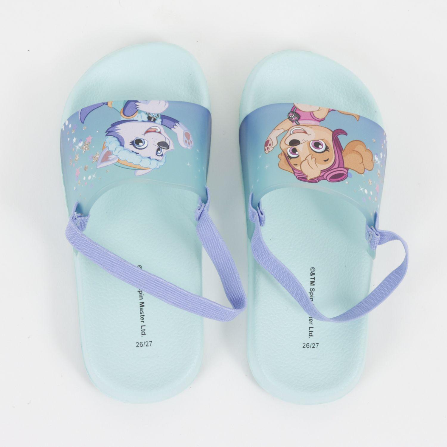 Sandalia Slide Niña Celeste Skye & Everest Paw Patrol-2