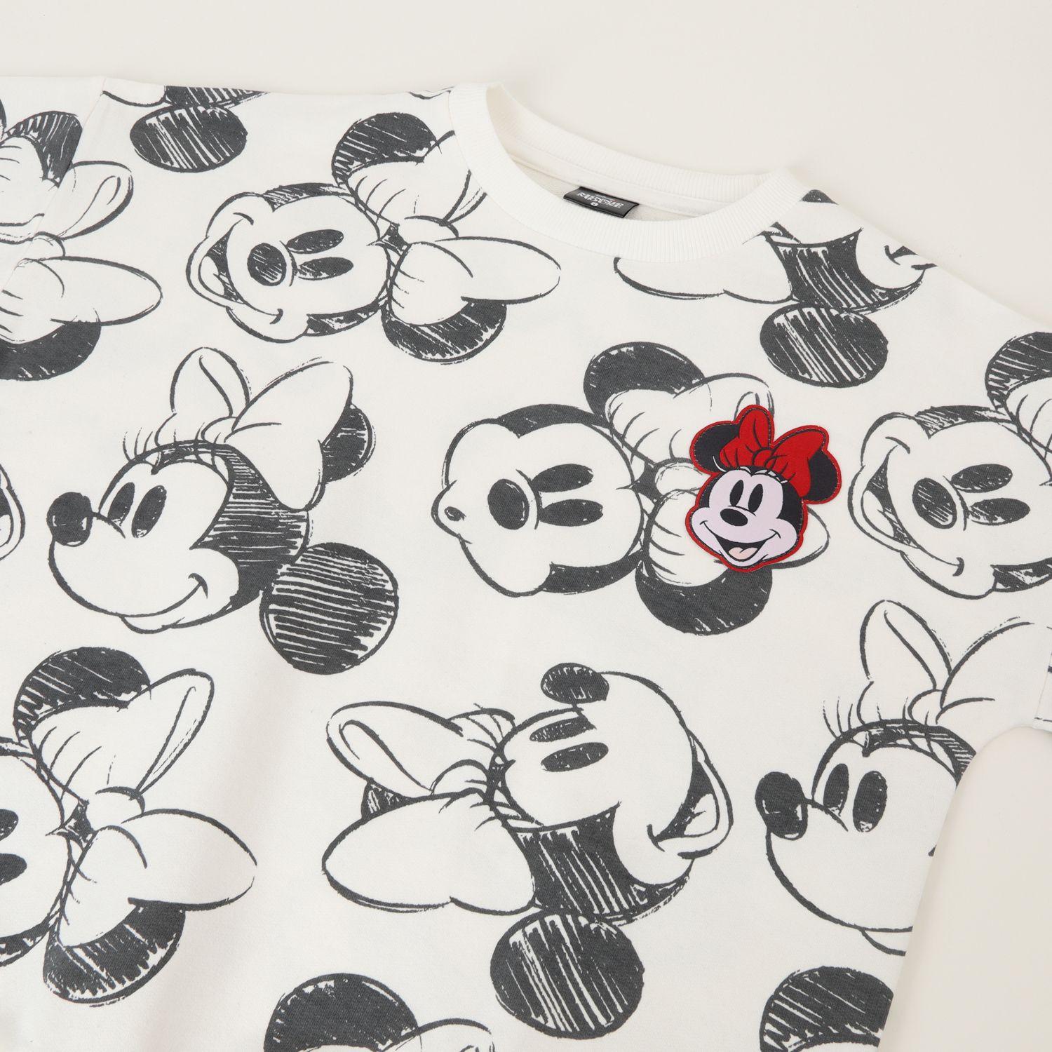 Conjunto Comfy Niña Minnie Lineal Gris Disney-2