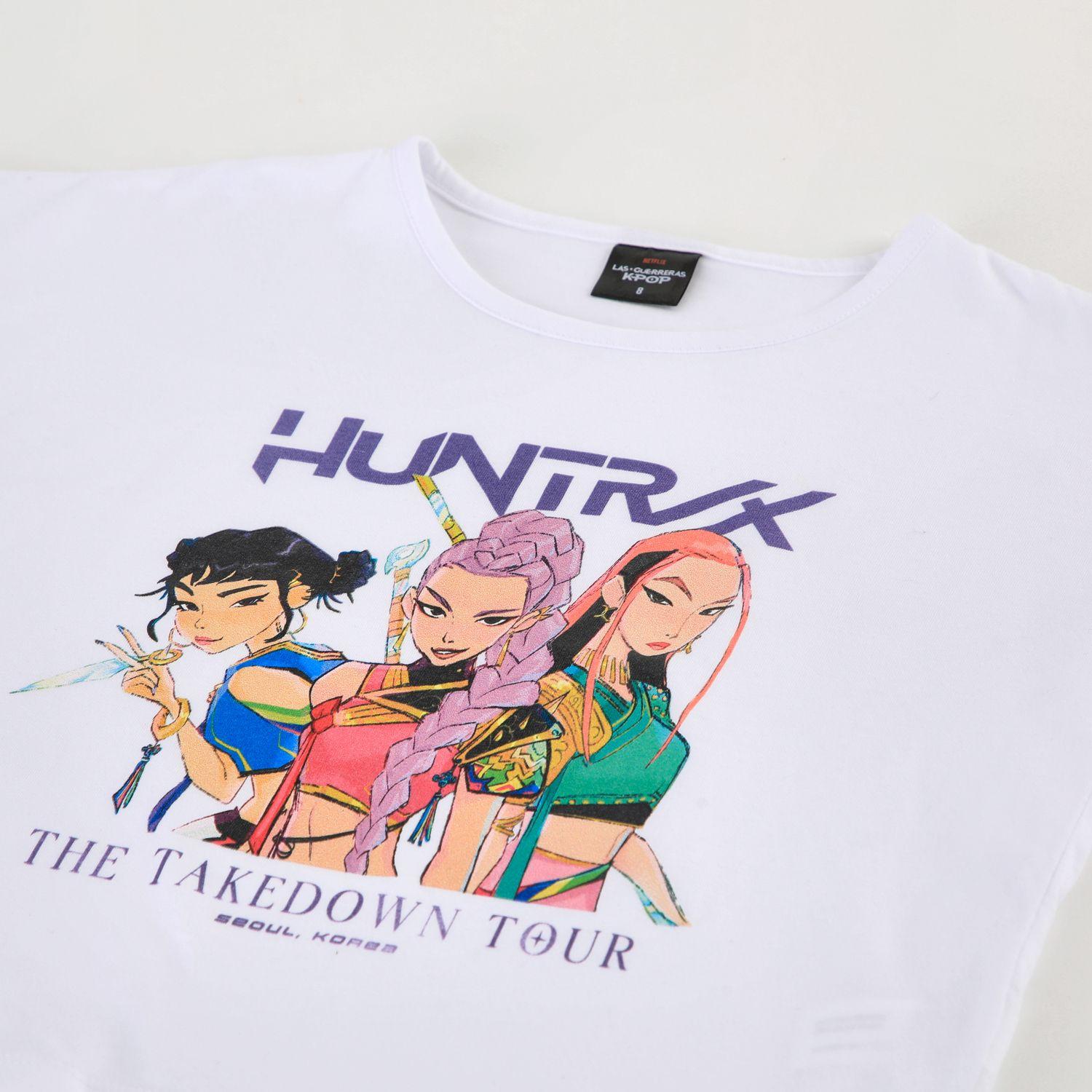 Conjunto Niña Kpop Demon Hunters Falda Morado-2