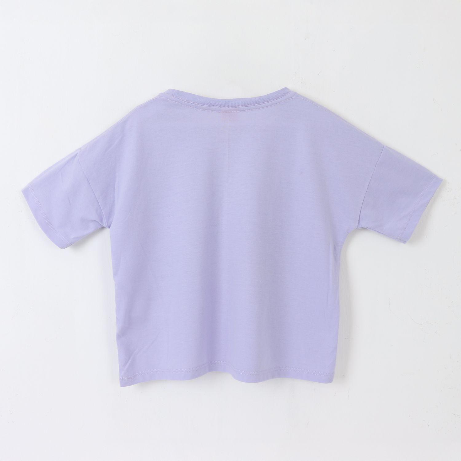 Polera Manga Corta Niña Morado Friends Forever Hello Kitty-1