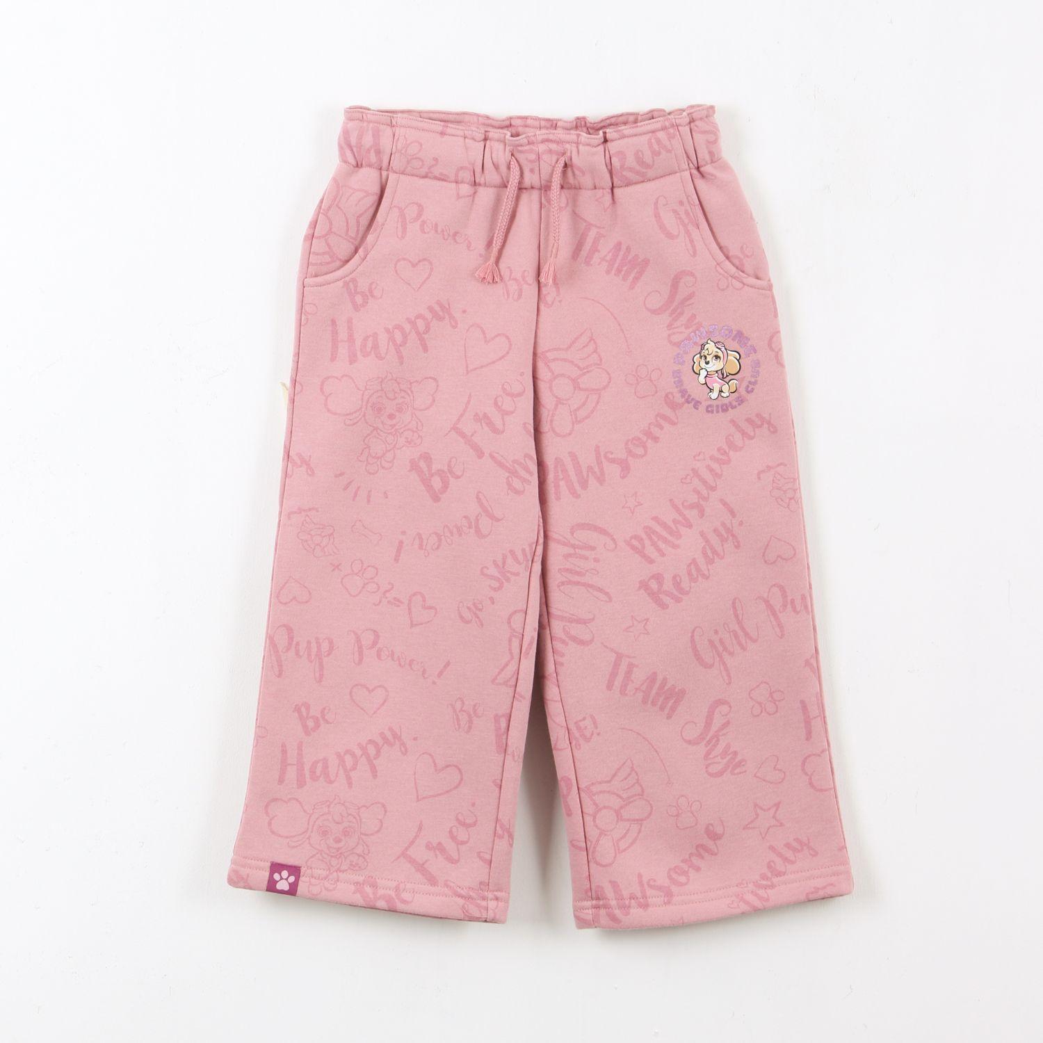 Pantalón de Buzo Niña Palazzo Skye Rosado Paw Patrol-0