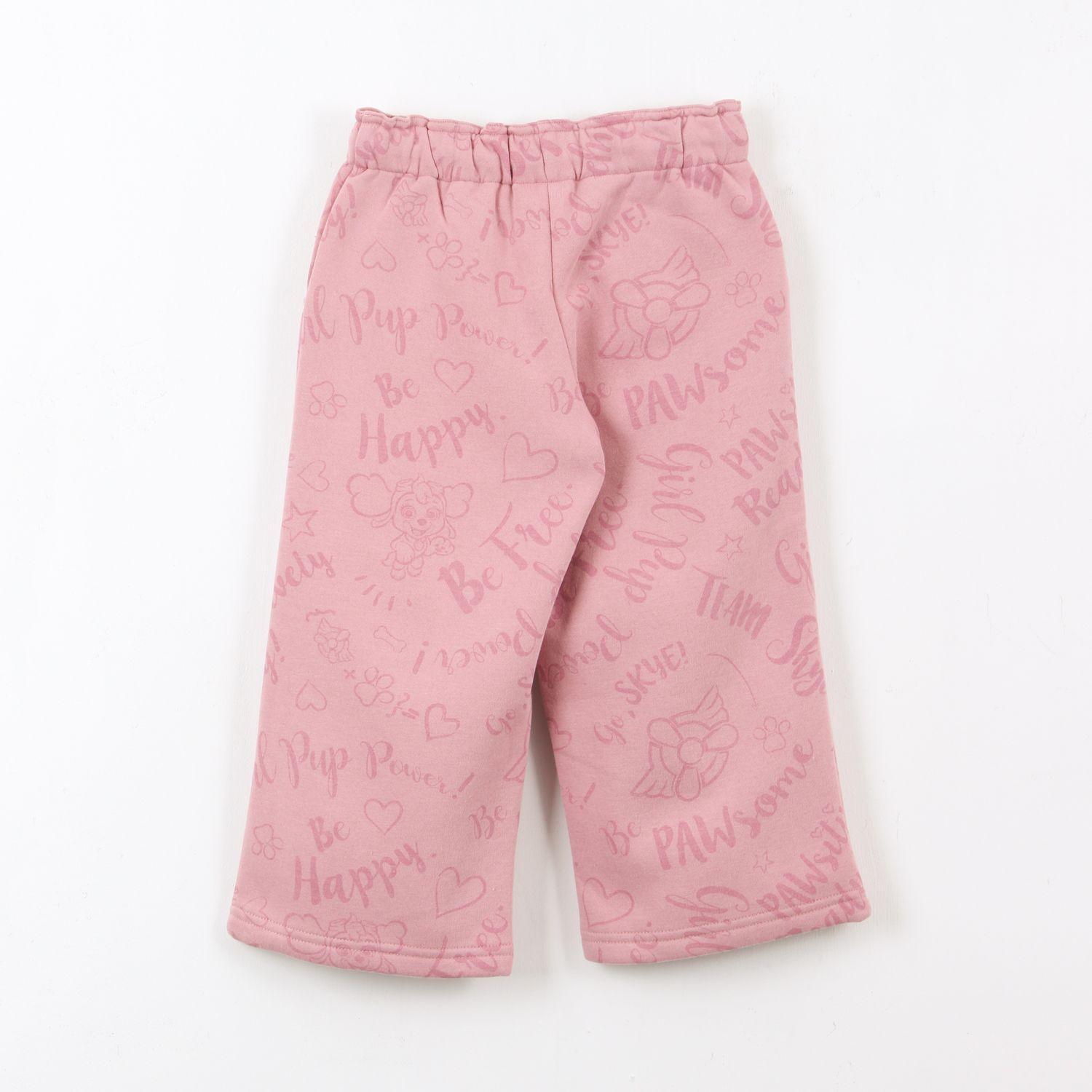 Pantalón de Buzo Niña Palazzo Skye Rosado Paw Patrol-1