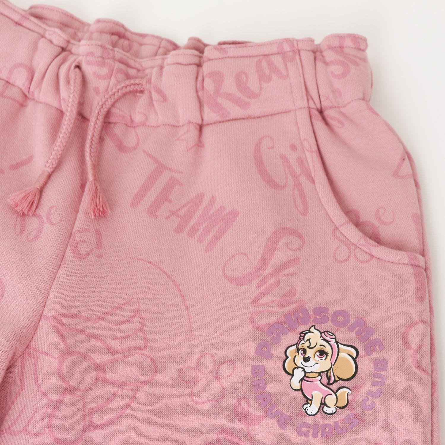 Pantalón de Buzo Niña Palazzo Skye Rosado Paw Patrol-2