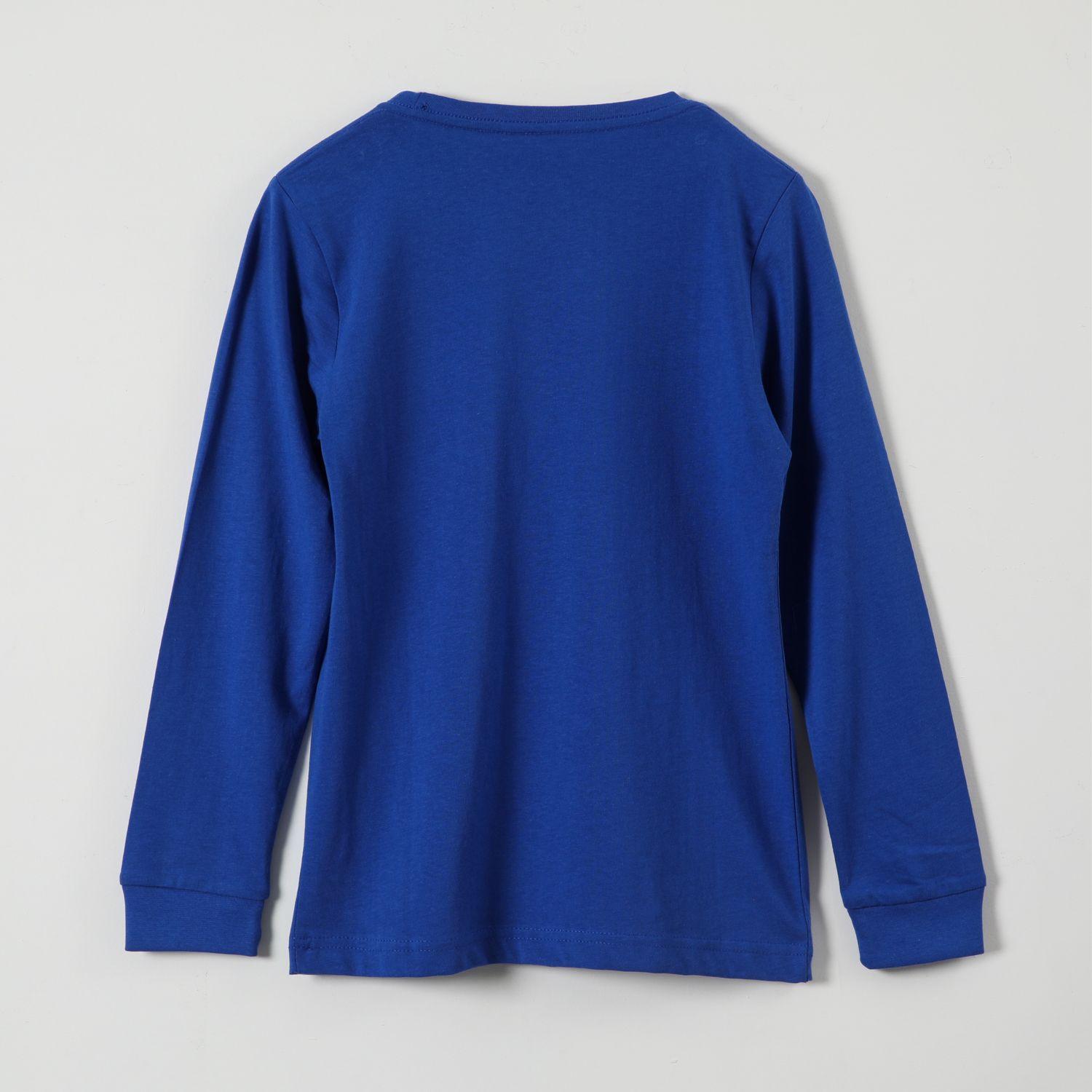 Polera Manga Larga Niño Cara Azul Marvel-2