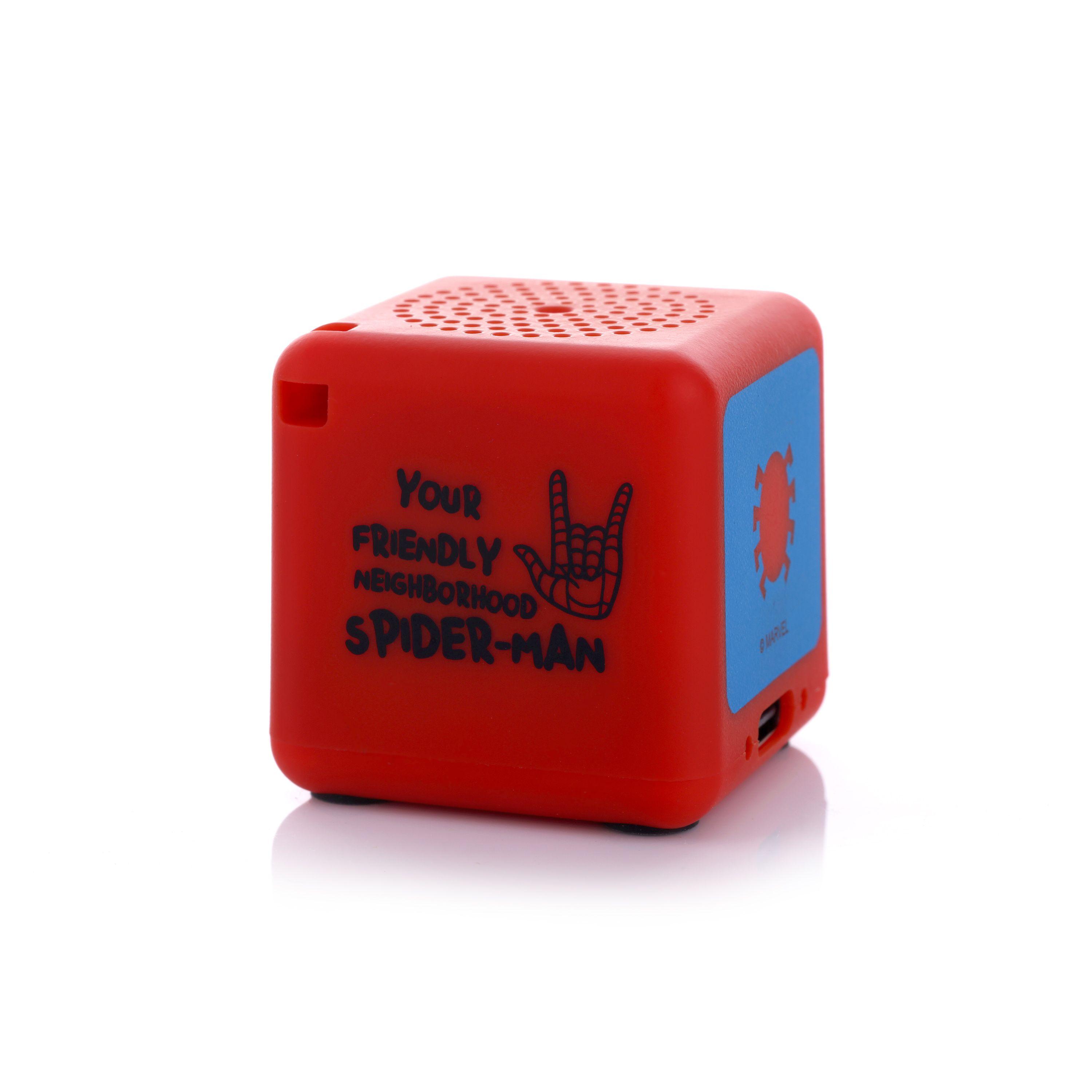 Parlante Bluetooth Box Portátil Spiderman Marvel Bitty Boomers-2