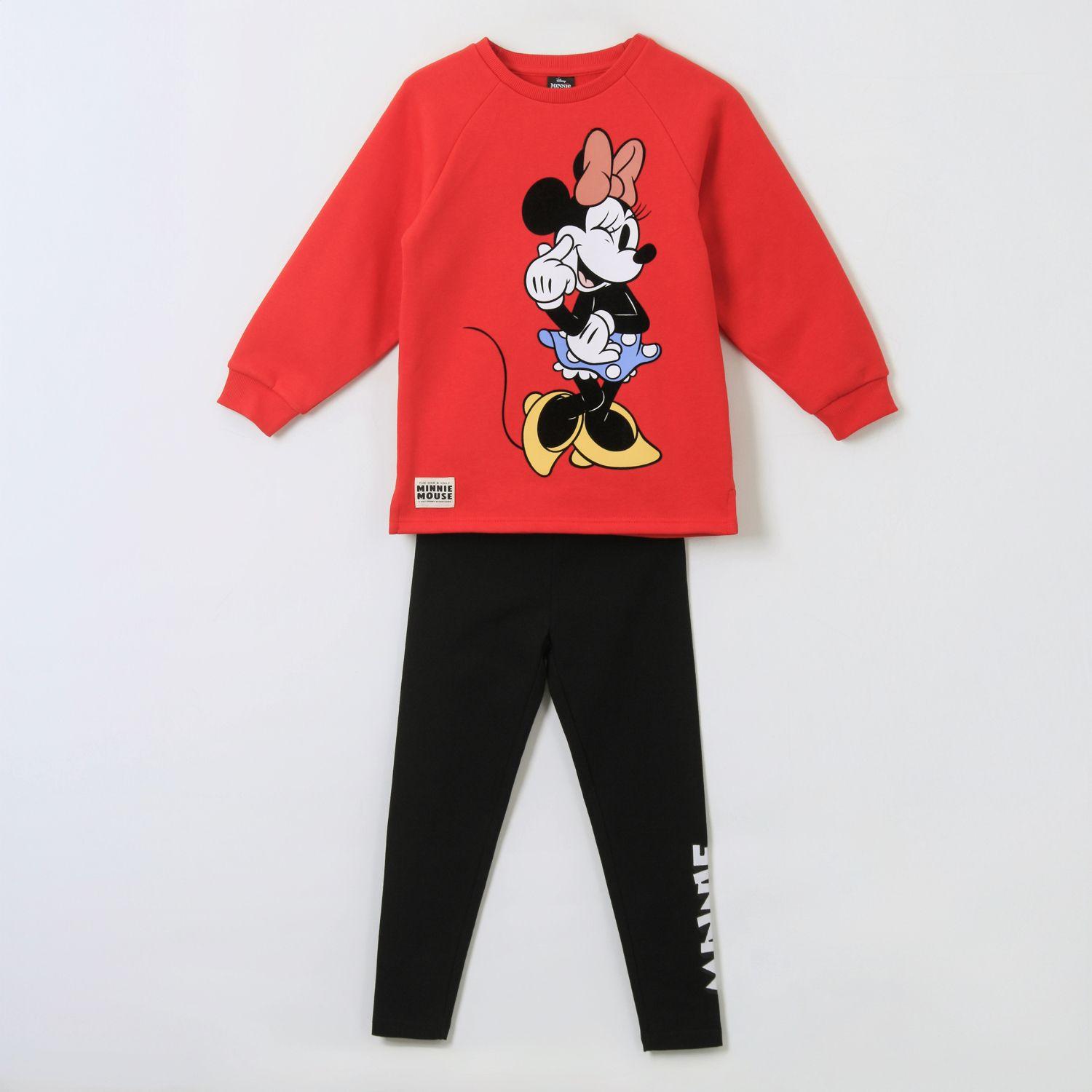 Conjunto Niña Minnie Mouse Guiño Rojo Disney-0