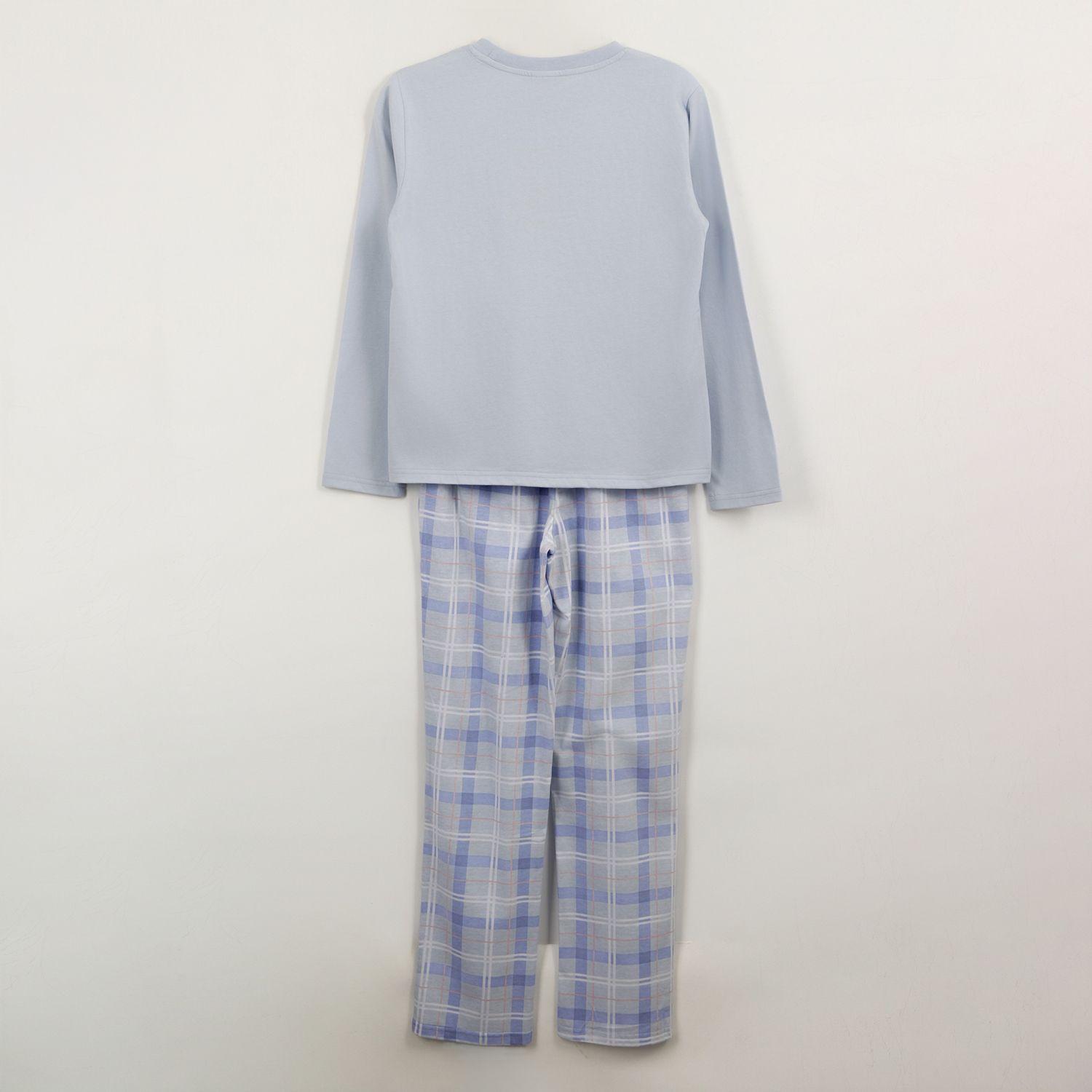 Pijama Manga Larga Niña Celeste Vibing Lilo & Stitch Disney-1