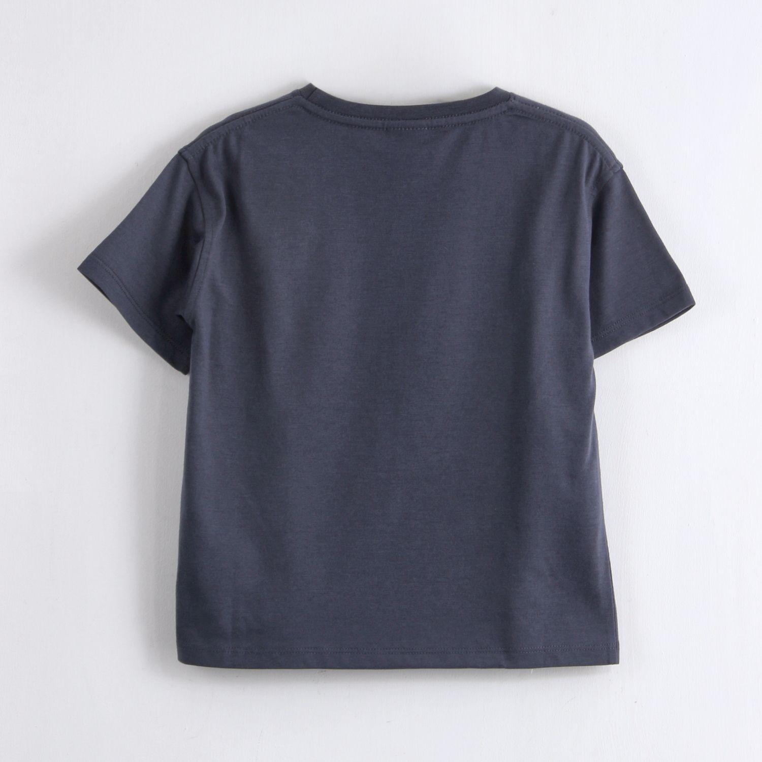 Polera Manga Corta Niño Spidey Marvel Outline Gris-2