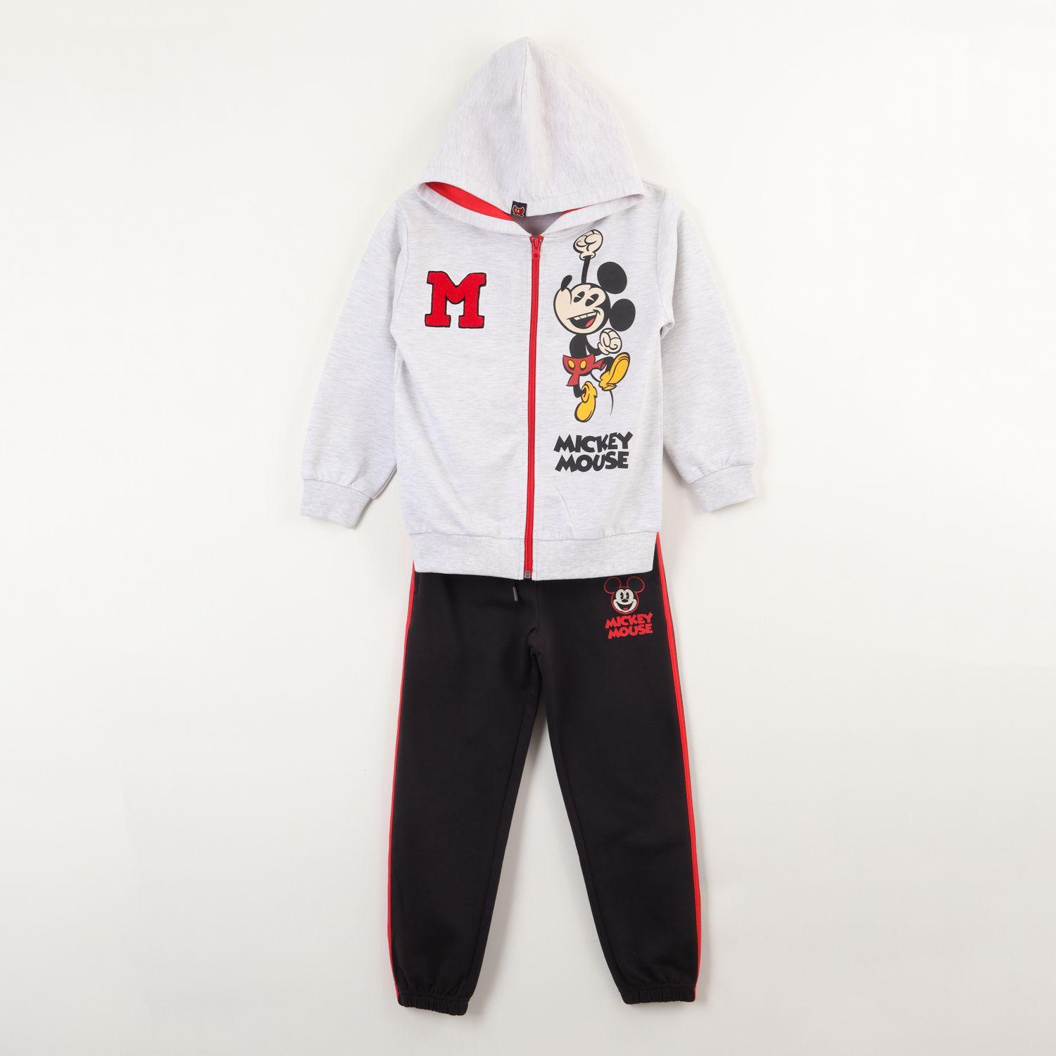 Conjunto Buzo Niño Mickey Classic Cartoon Gris Disney-0