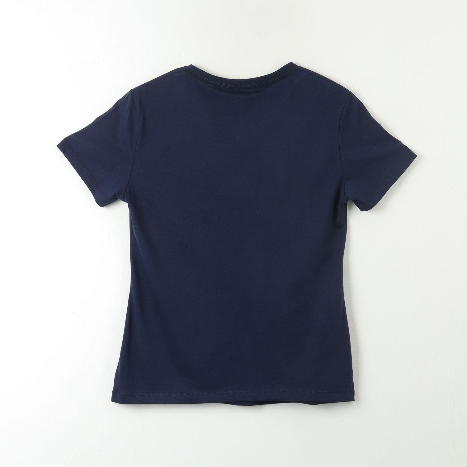 Polera Manga Corta Mujer Laugh Azul Snoopy-2