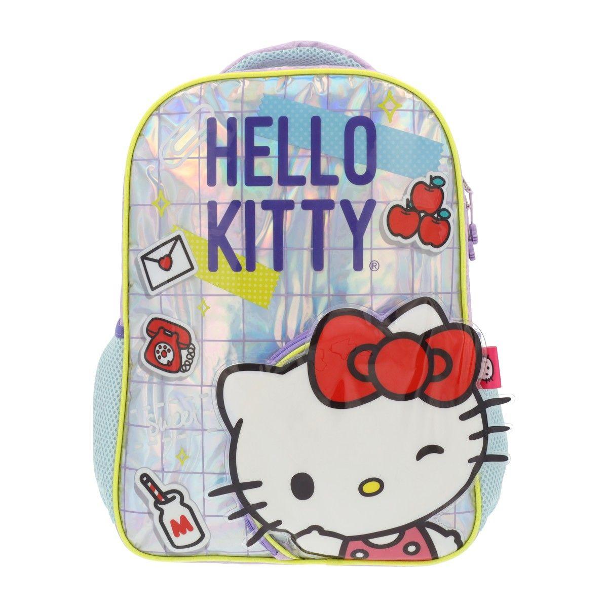 Mochila Niña Pretty Morado Hello Kitty-0