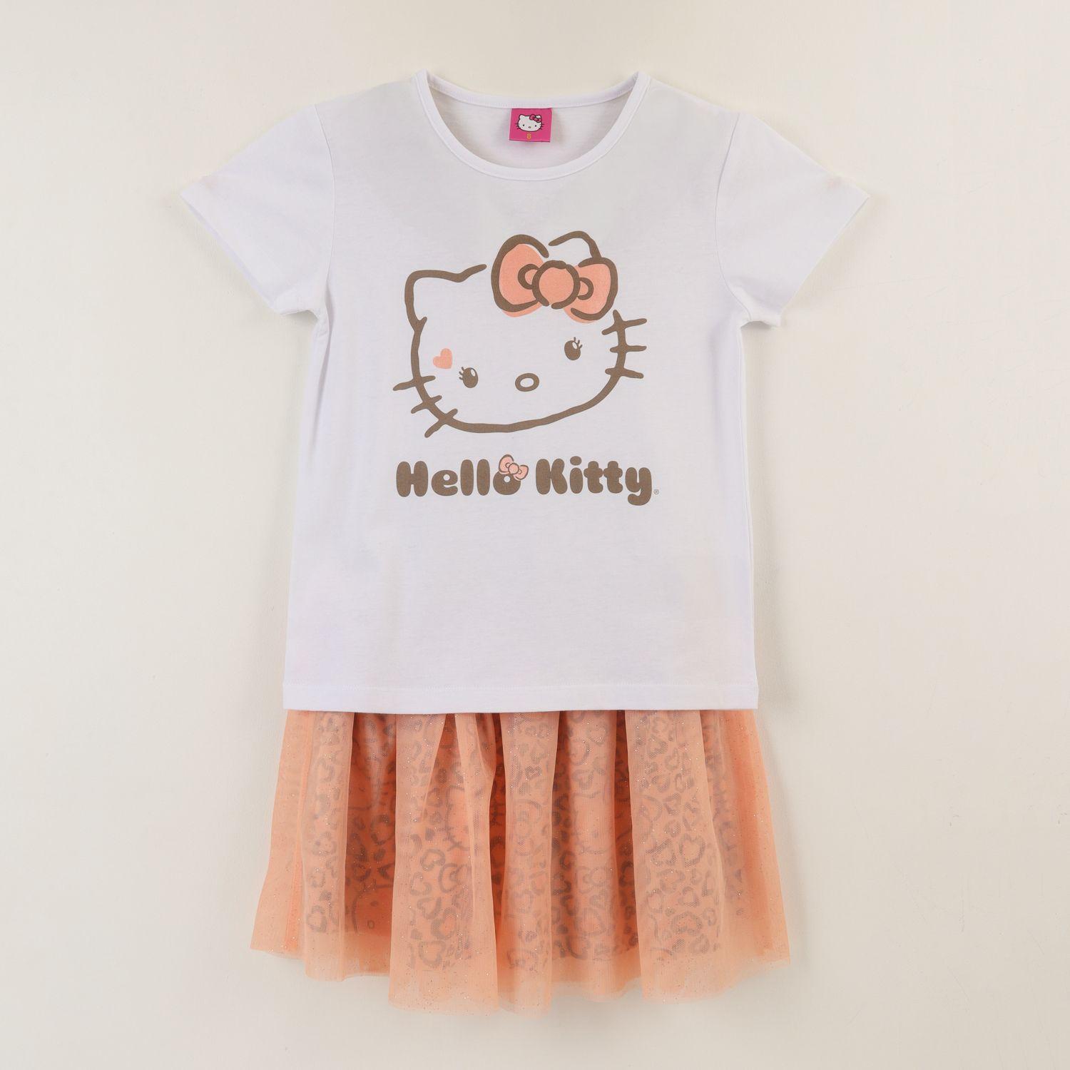 Conjunto Niña Cinta Blanco Hello Kitty-0