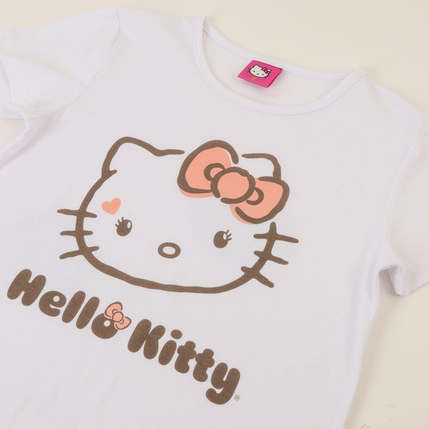 Conjunto Niña Cinta Blanco Hello Kitty-1