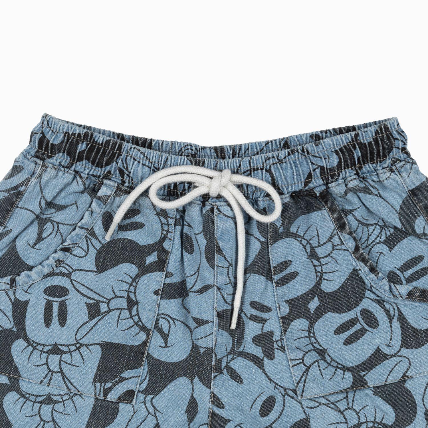 Short Niña Full Print Minnie Azul Disney-4
