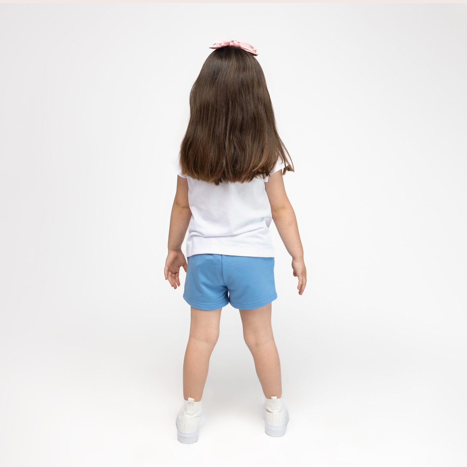 Short Niña Mini Print Azul Paw Patrol-3