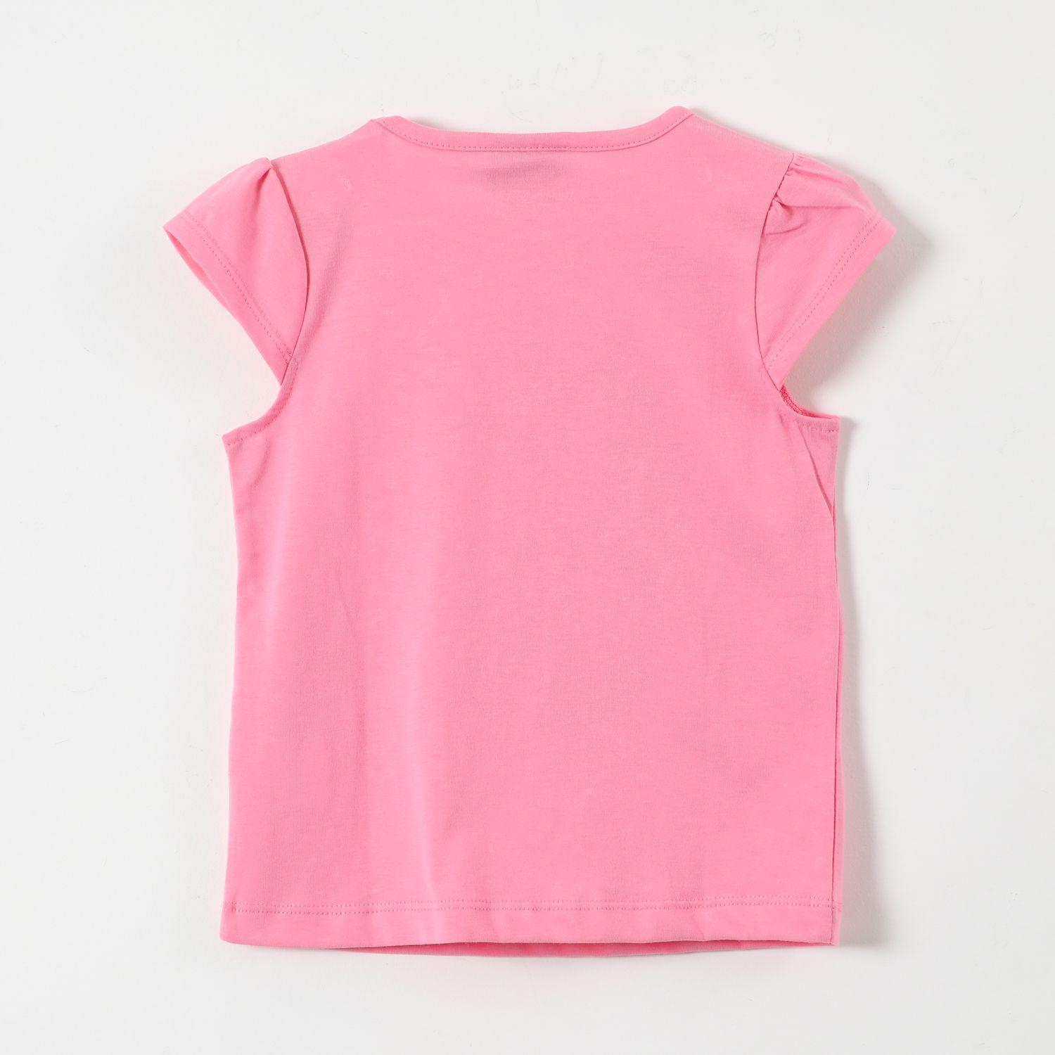 Polera Manga Corta Niña Rosado Gabby Dollhouse-1
