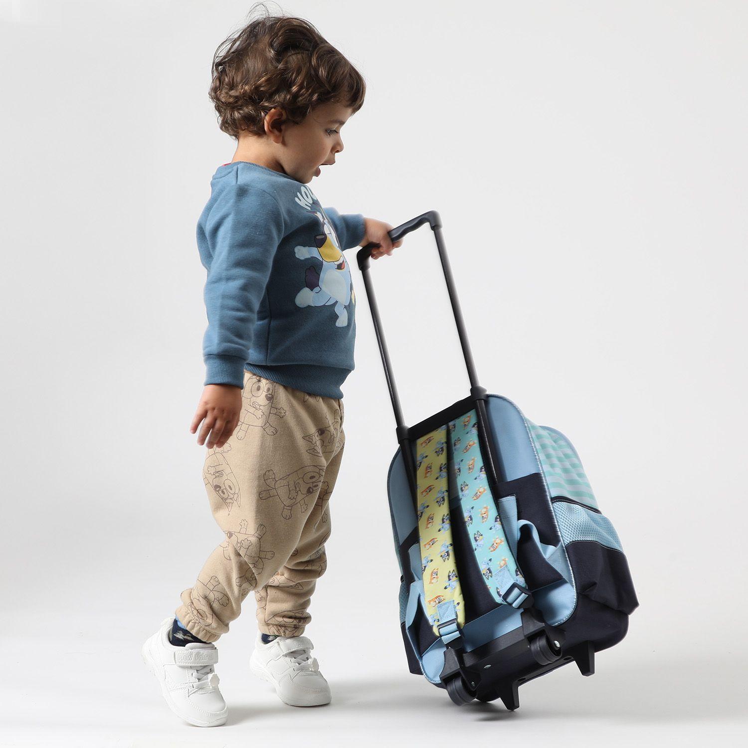 Set Mochila Con Ruedas Más Lonchera y Estuche Bluey-6