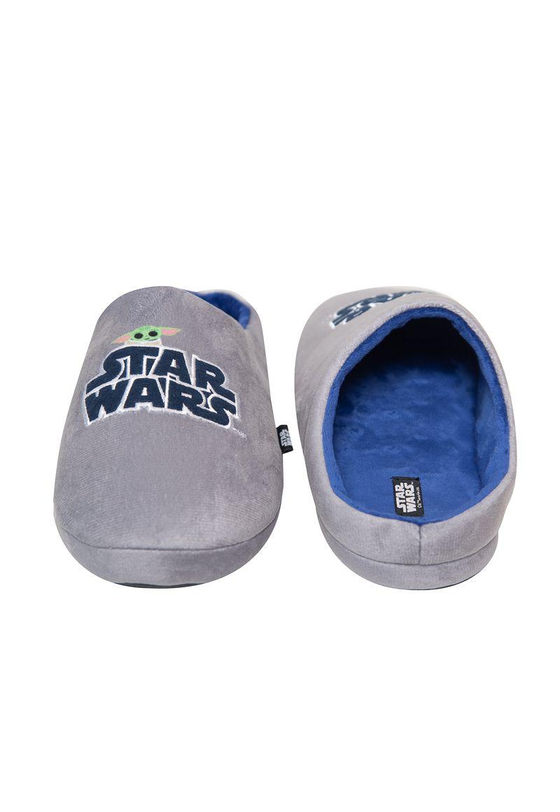 Pantufla Hombre Grogu Gris Star Wars-1