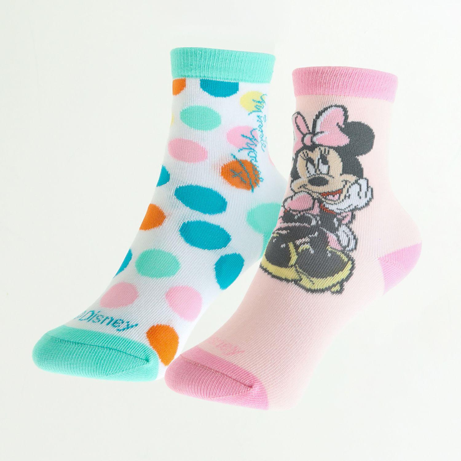 Bipack Calcetines Niña Minnie Lunares Blanco Disney-0