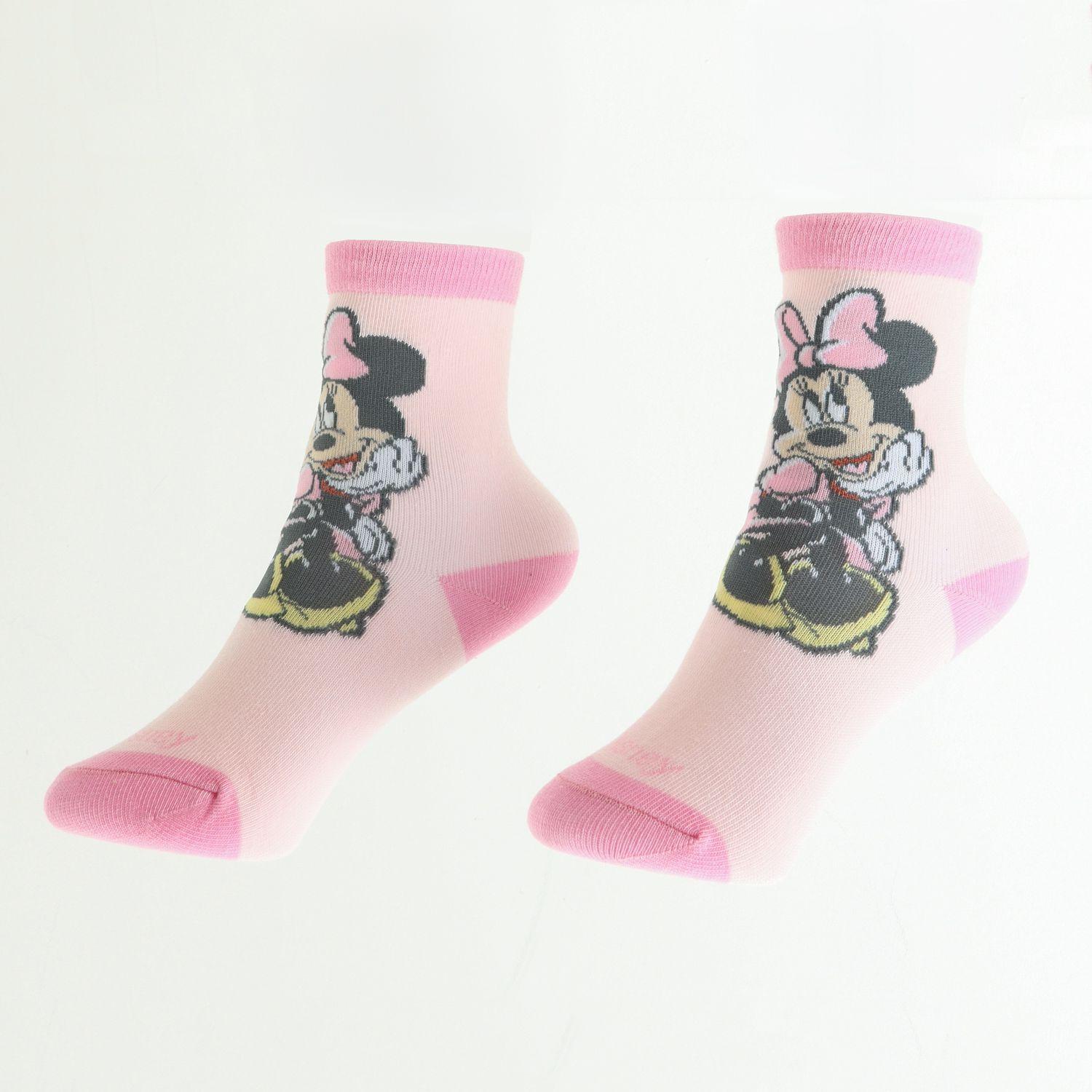 Bipack Calcetines Niña Minnie Lunares Blanco Disney-2