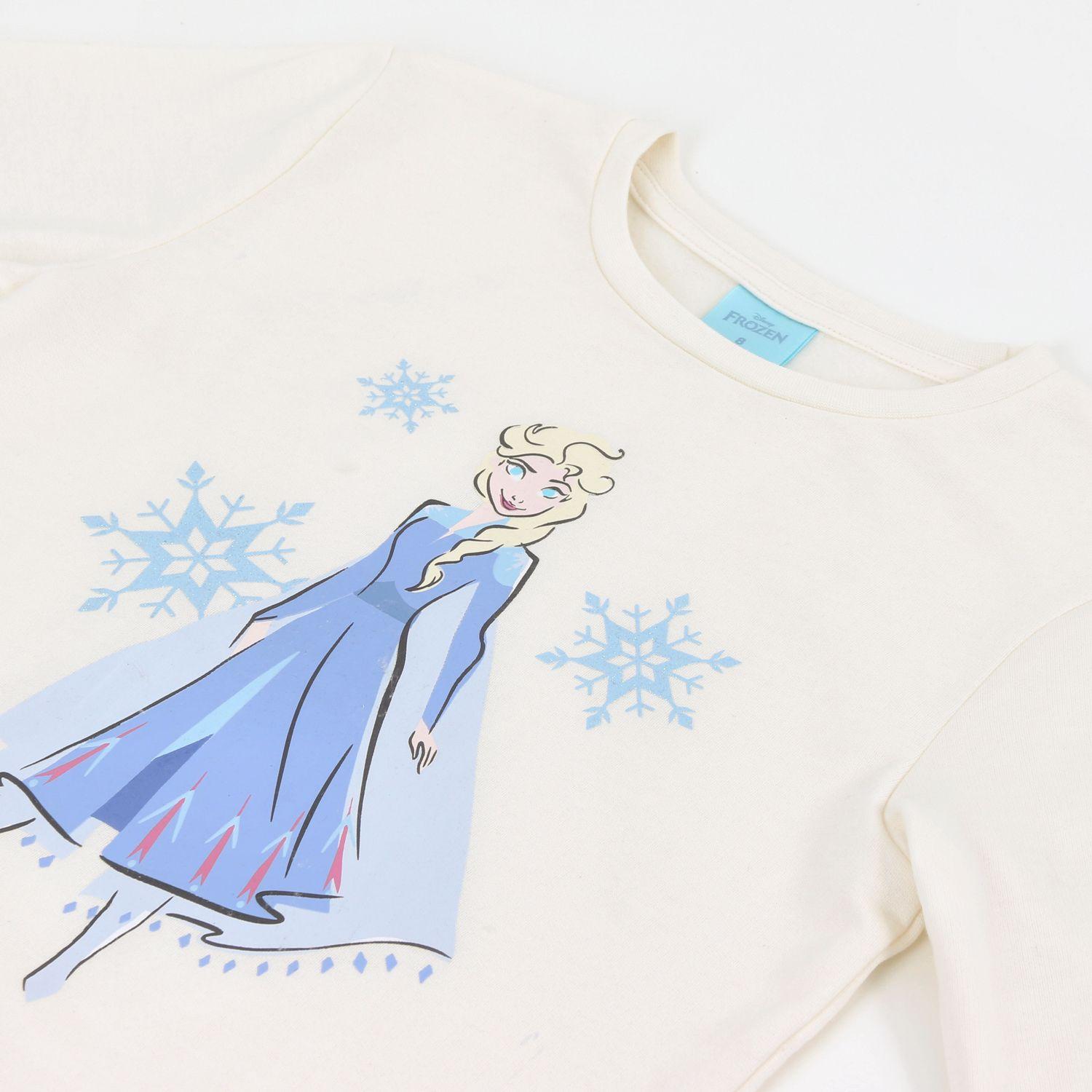 Pijama Manga Larga Elsa Frozen Beige Disney-2