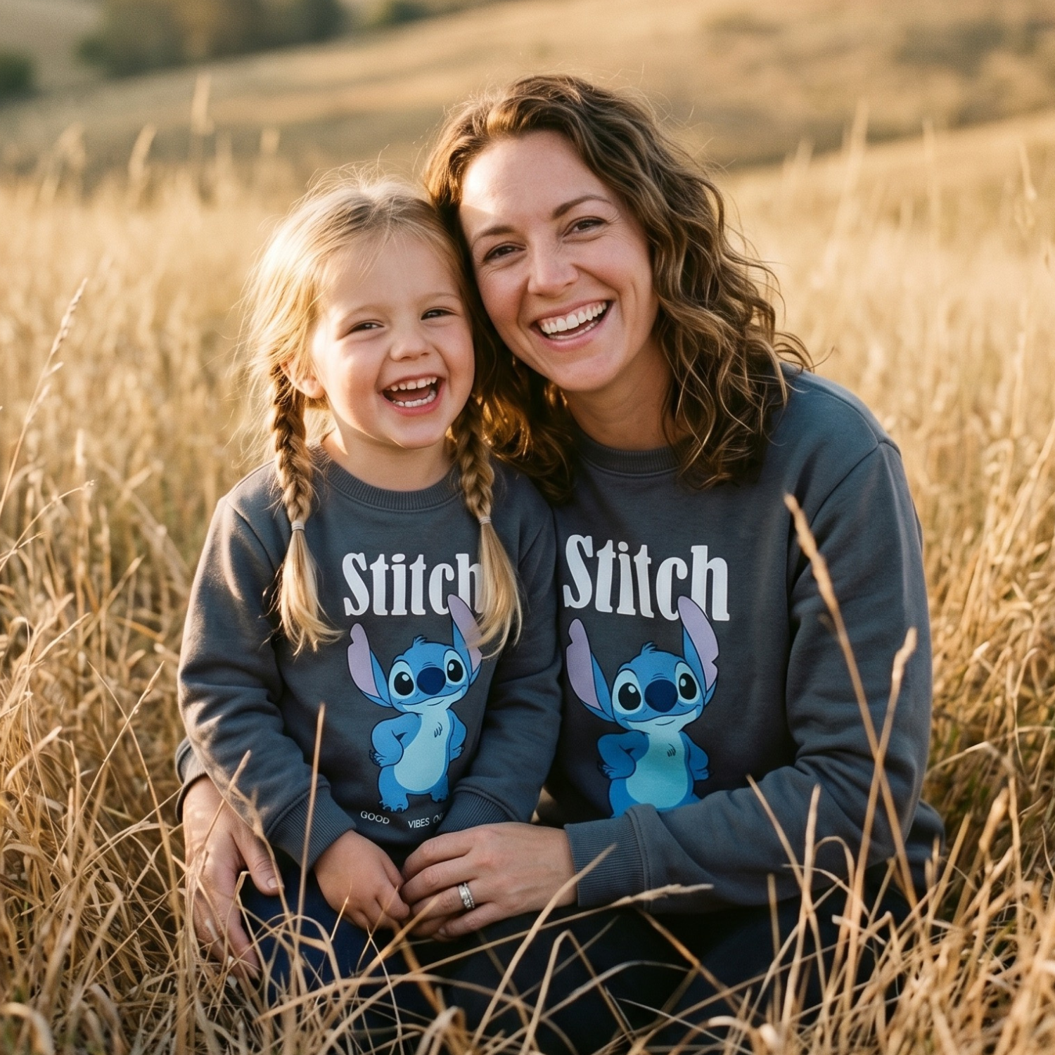 Polerón Cerrado Mujer Lilo & Stitch Negro Disney-0