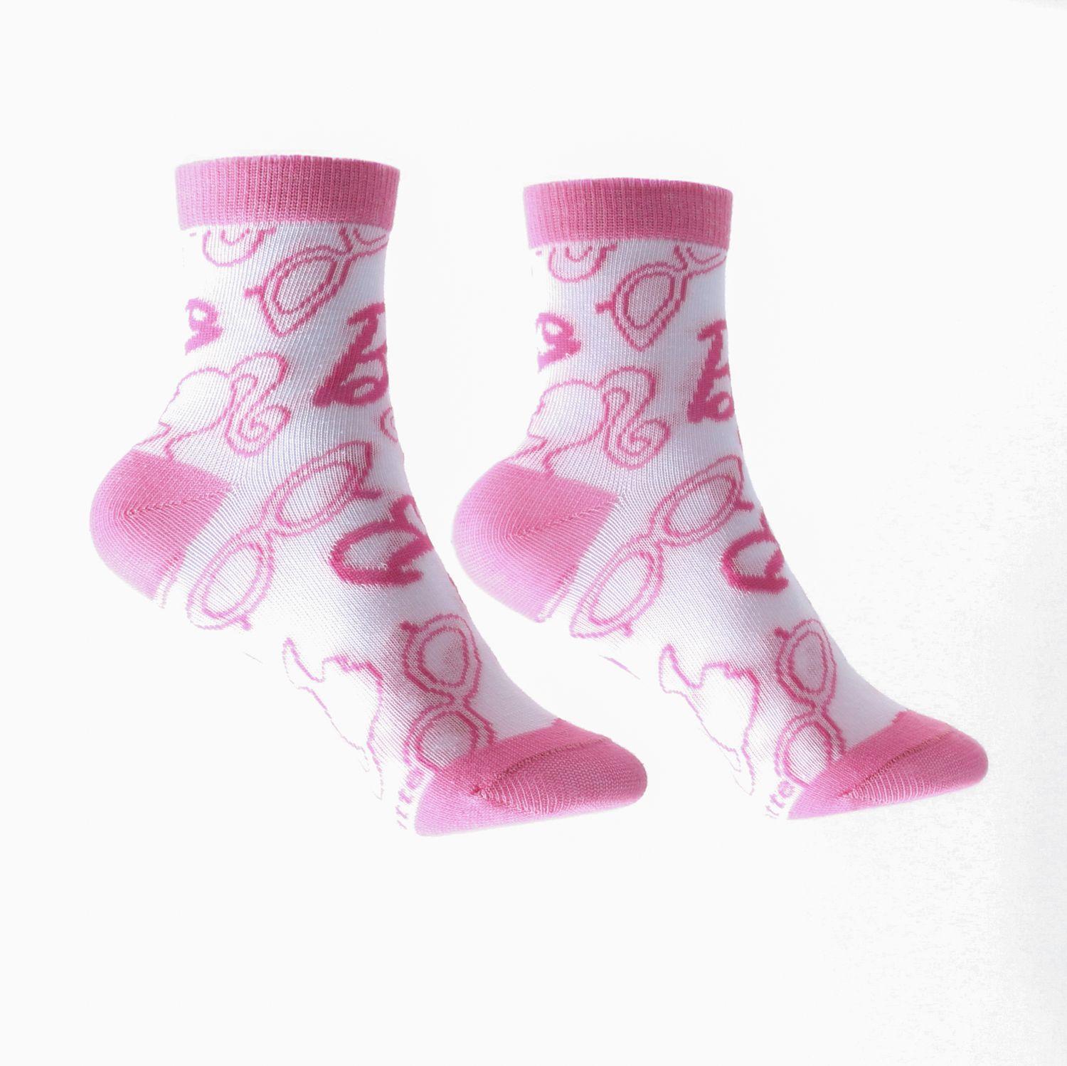 Bipack Calcetines Niña Full Print Rosado Barbie-3